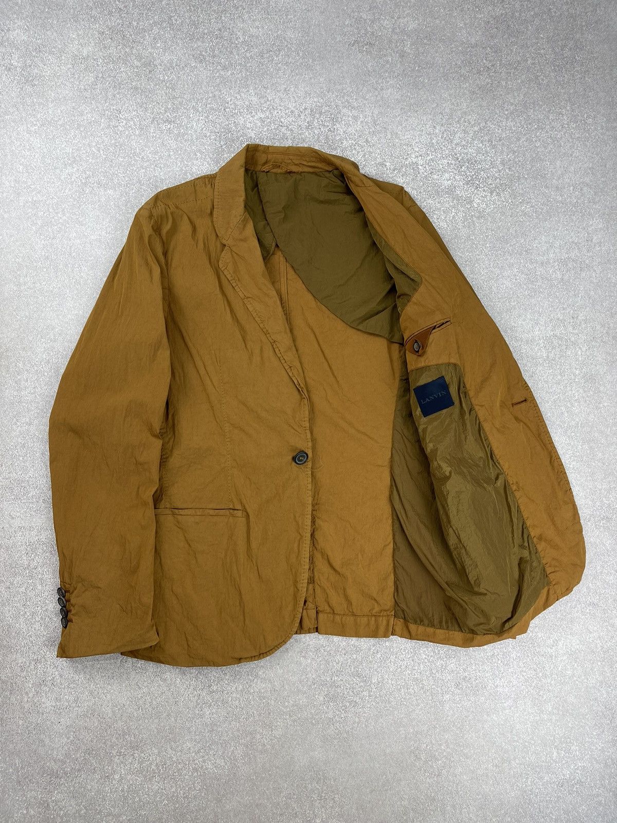 Lanvin × Vintage Vintage Lanvin Nylon Blazer Jacket Men’s Size 48 Size US M / EU 48-50 / 2 - 7 Thumbnail