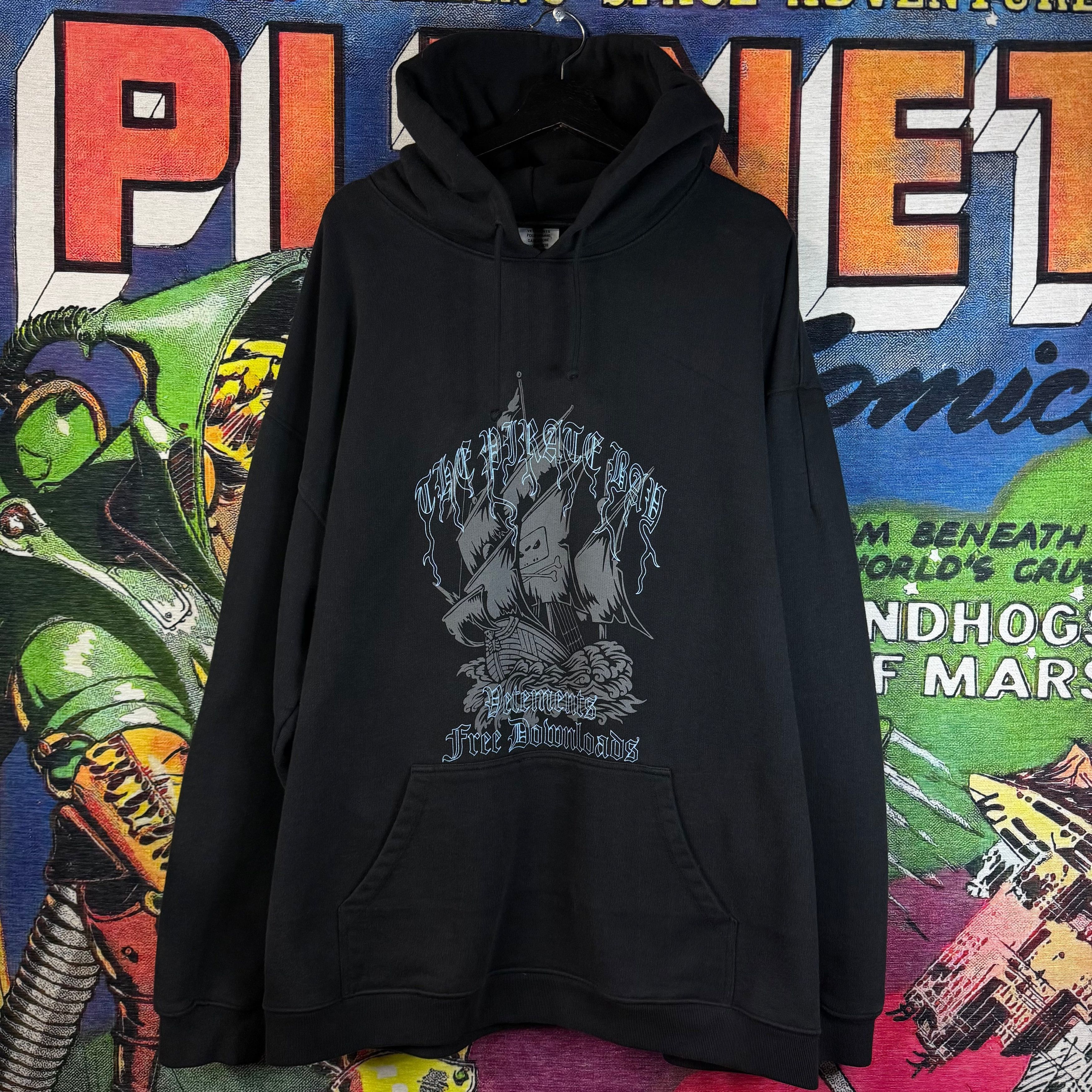 VTMNTS カレッジロゴ オーバーサイズ フーディー XL VETEMENTS VTMNTS × Vetements Vetements 'J'adore Hardcore' Patched Hoodie