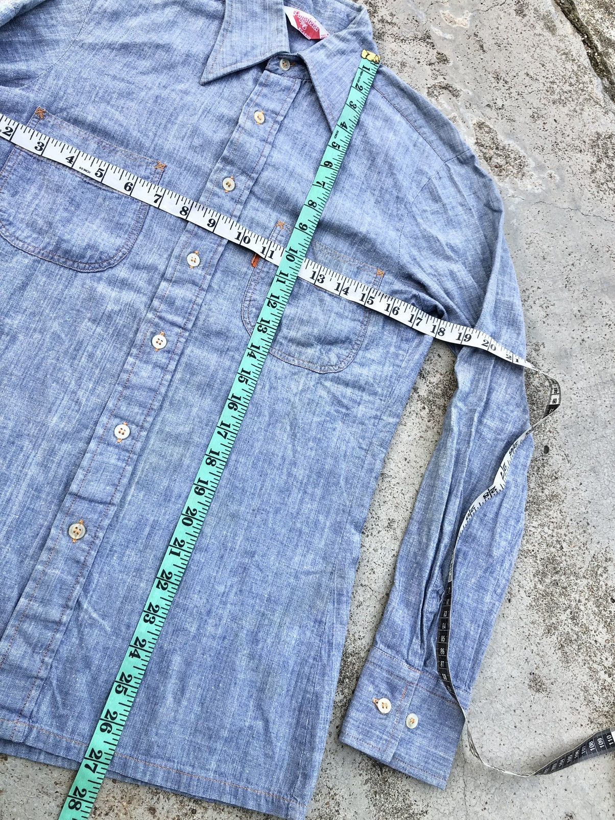 Levi's × Vintage VTGE LEVIS PANATELA TOP BIG E Size S / US 4 / IT 40 - 13 Thumbnail