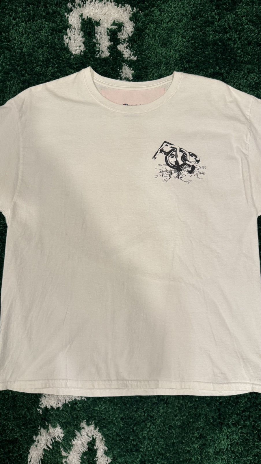 Champion × Off-White Off White x Champion "Figures of Speech" Tshirt Size US XL / EU 56 / 4 - 3 Thumbnail