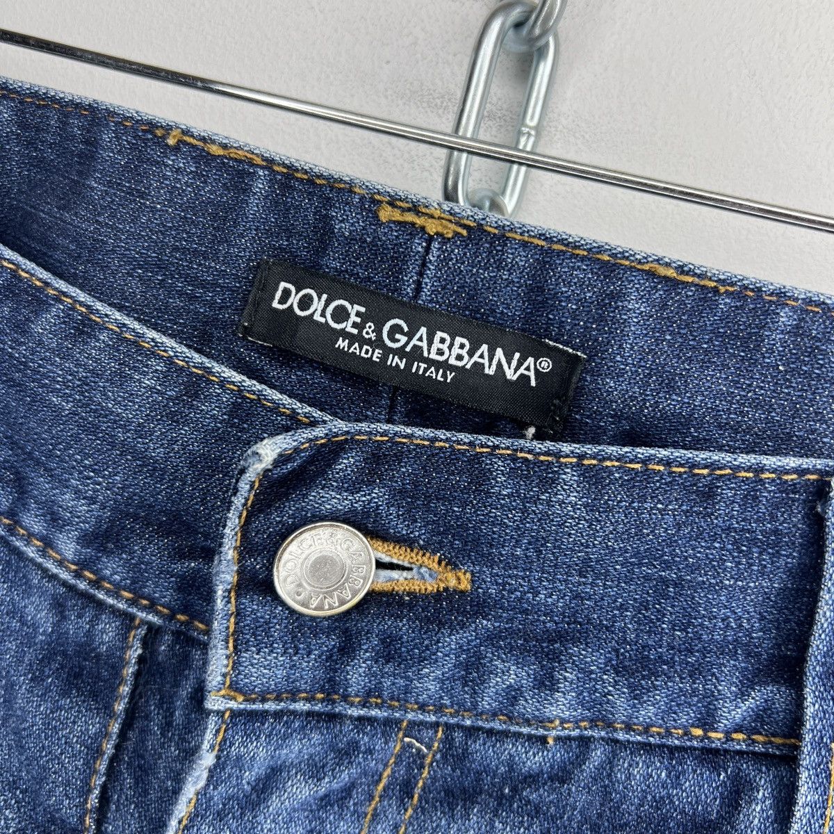 Dolce & Gabbana Dolce & Gabbana Love Jeans Denim Pants D&G Distressed Y2K Size US 34 / EU 50 - 7 Thumbnail
