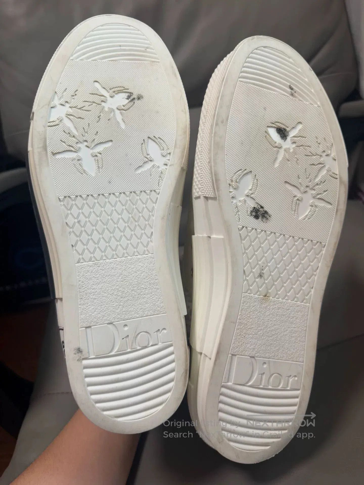 Dior Dior Transparent High-Top Sneakers Size 42. Size US 9 / EU 42 - 5 Thumbnail