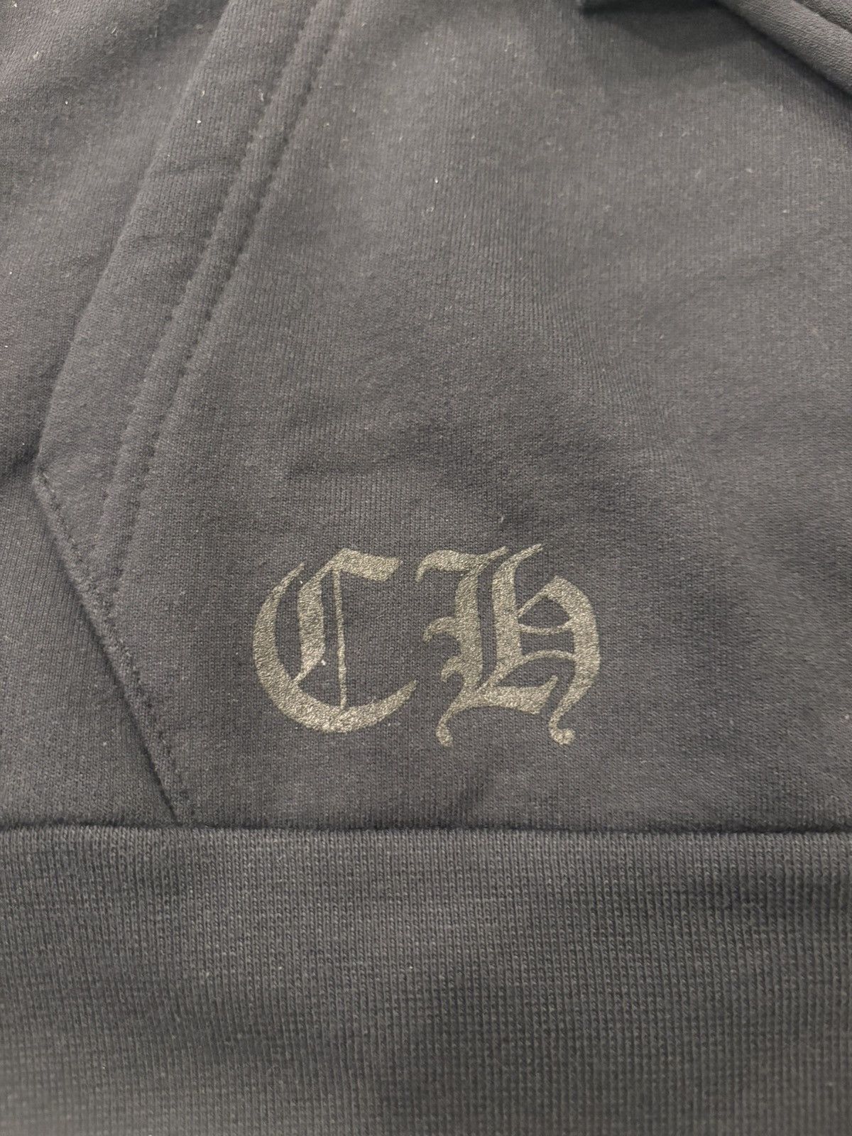 Chrome Hearts Chrome Hearts Scroll Logo Black Hoodie Size US M / EU 48-50 / 2 - 5 Thumbnail