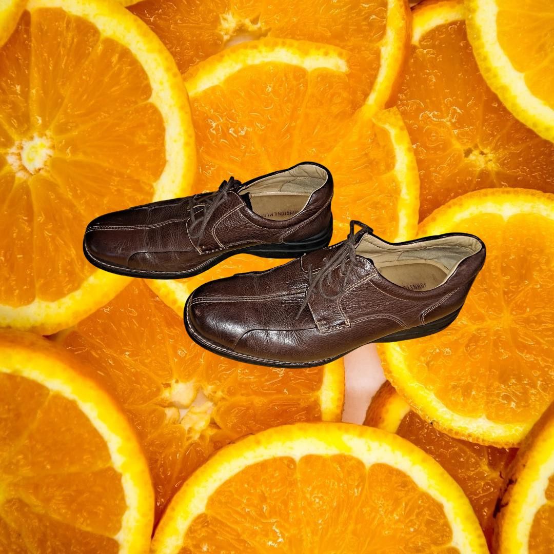 Johnston & Murphy Johnston & Murphy Brown Sheepskin Oxfords Size 10 Size US 10 / EU 43 - 1 Thumbnail