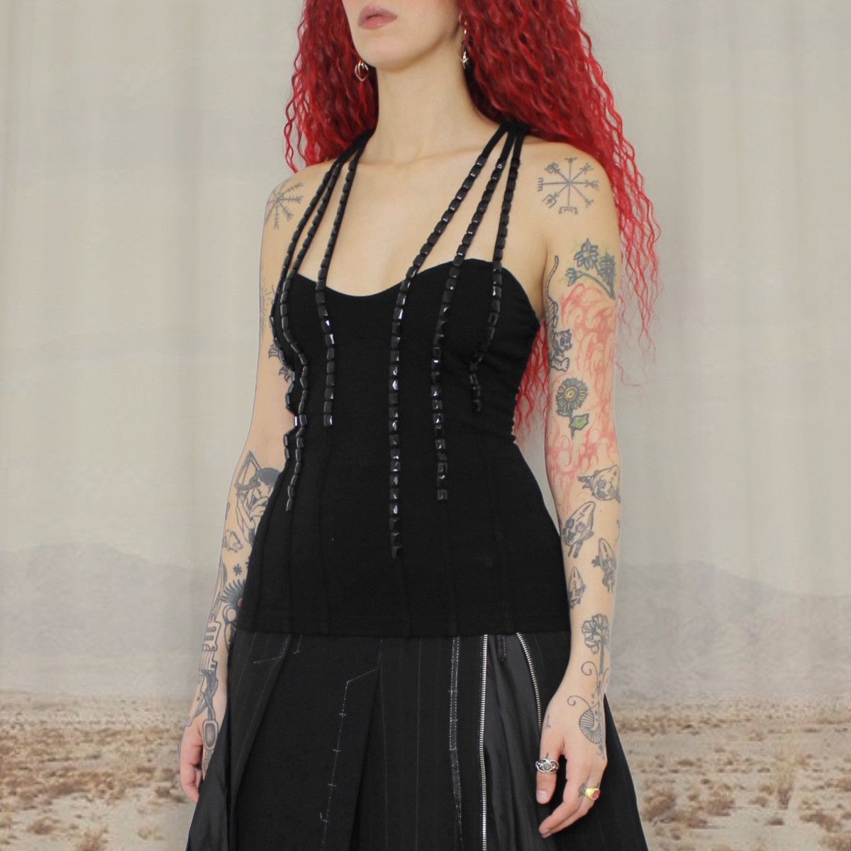 Morgan De Toi 🌃MORGAN BEADED TOP🌃 Size M / US 6-8 / IT 42-44 - 2 Thumbnail