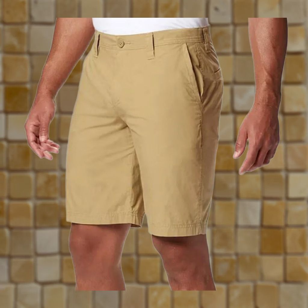 Vintage COLUMBIA BIG AND TALL Shorts Mens Chino Flat Front Inseam 10" SZ 50 Washed Out Brown Casual Modern Classic Size US 34 / EU 50 - 1 Preview