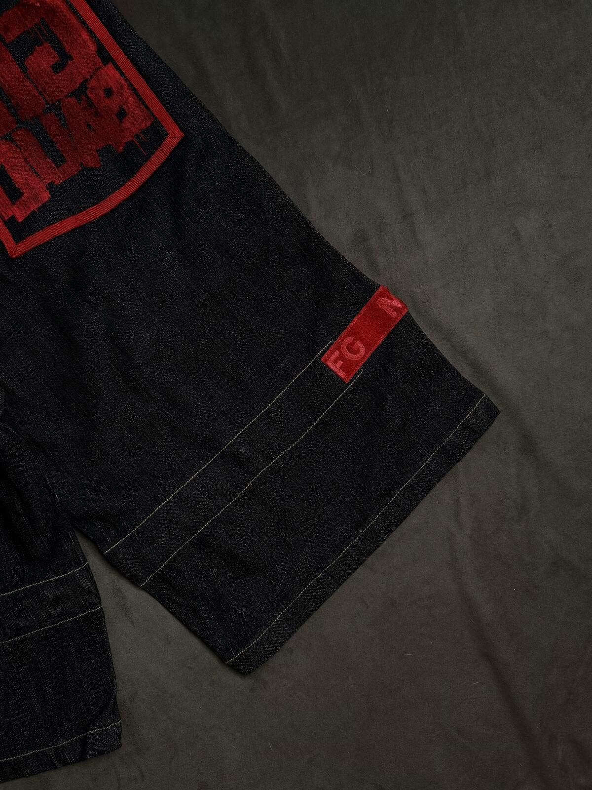 Marithe + Francois Girbaud Vintage 90s Marithe Francois Girbaud Straps Baggy Shorts 32 Size US 32 / EU 48 - 8 Thumbnail