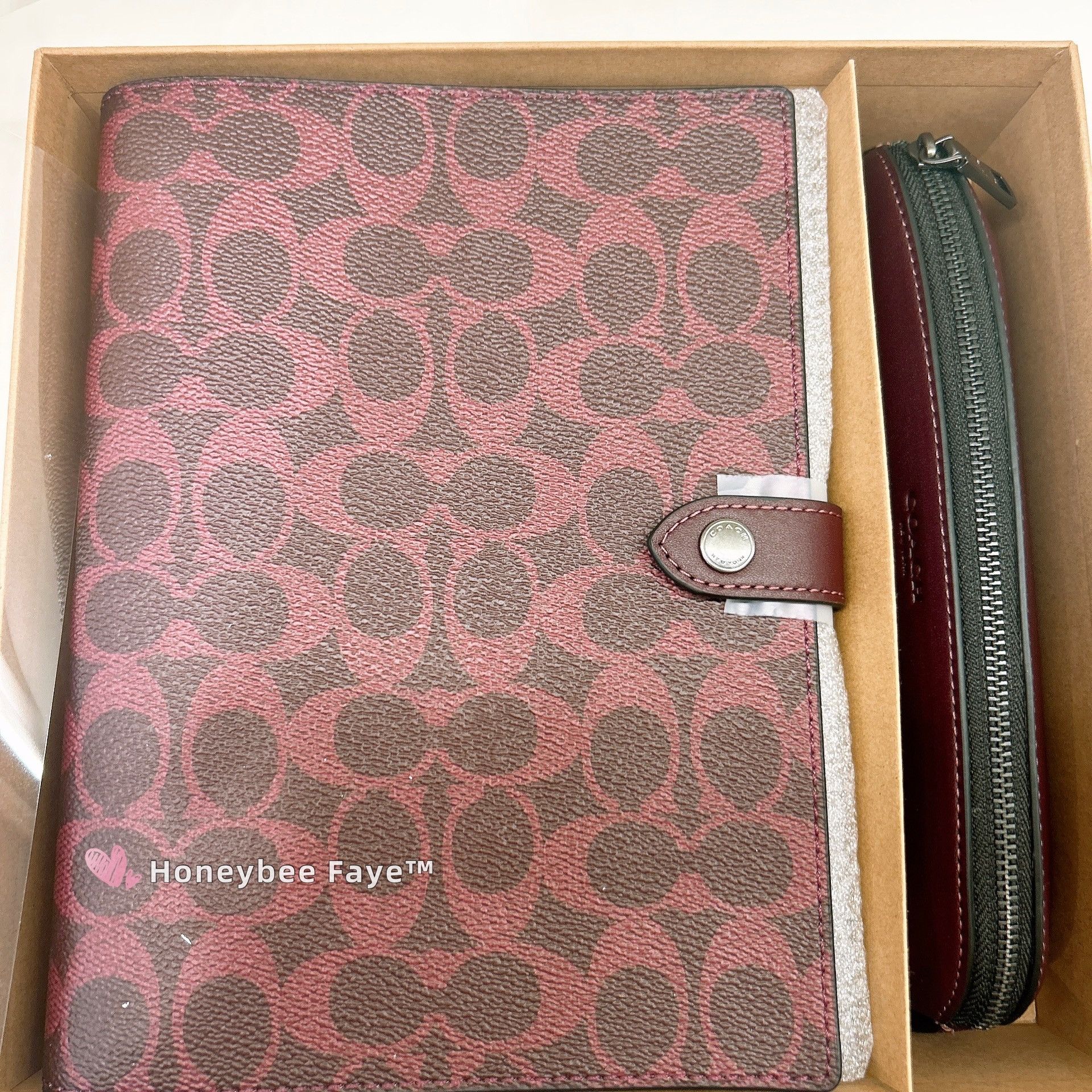 Coach Boxed Notebook And Pencil Case Set In Signature Canvas Size ONE SIZE - 3 Thumbnail
