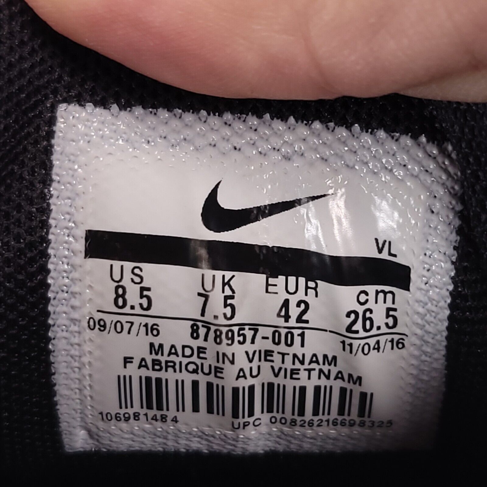 Nike Nike Air Zoom Rival 5 Golf Shoe Mens Size 8.5 878957-001 Size US 8.5 / EU 41-42 - 9 Thumbnail