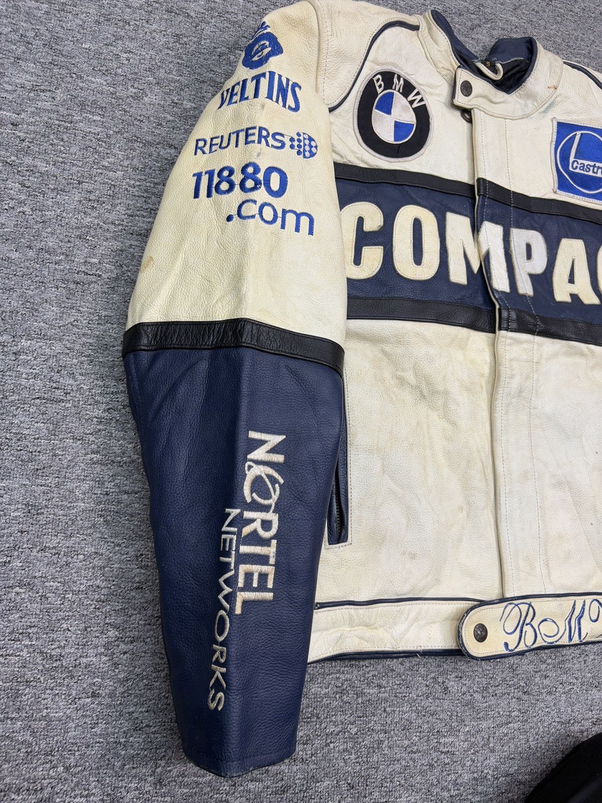 BMW Vintage BMW Leather Jacket Racing Biker Size US S / EU 44-46 / 1 - 13 Thumbnail