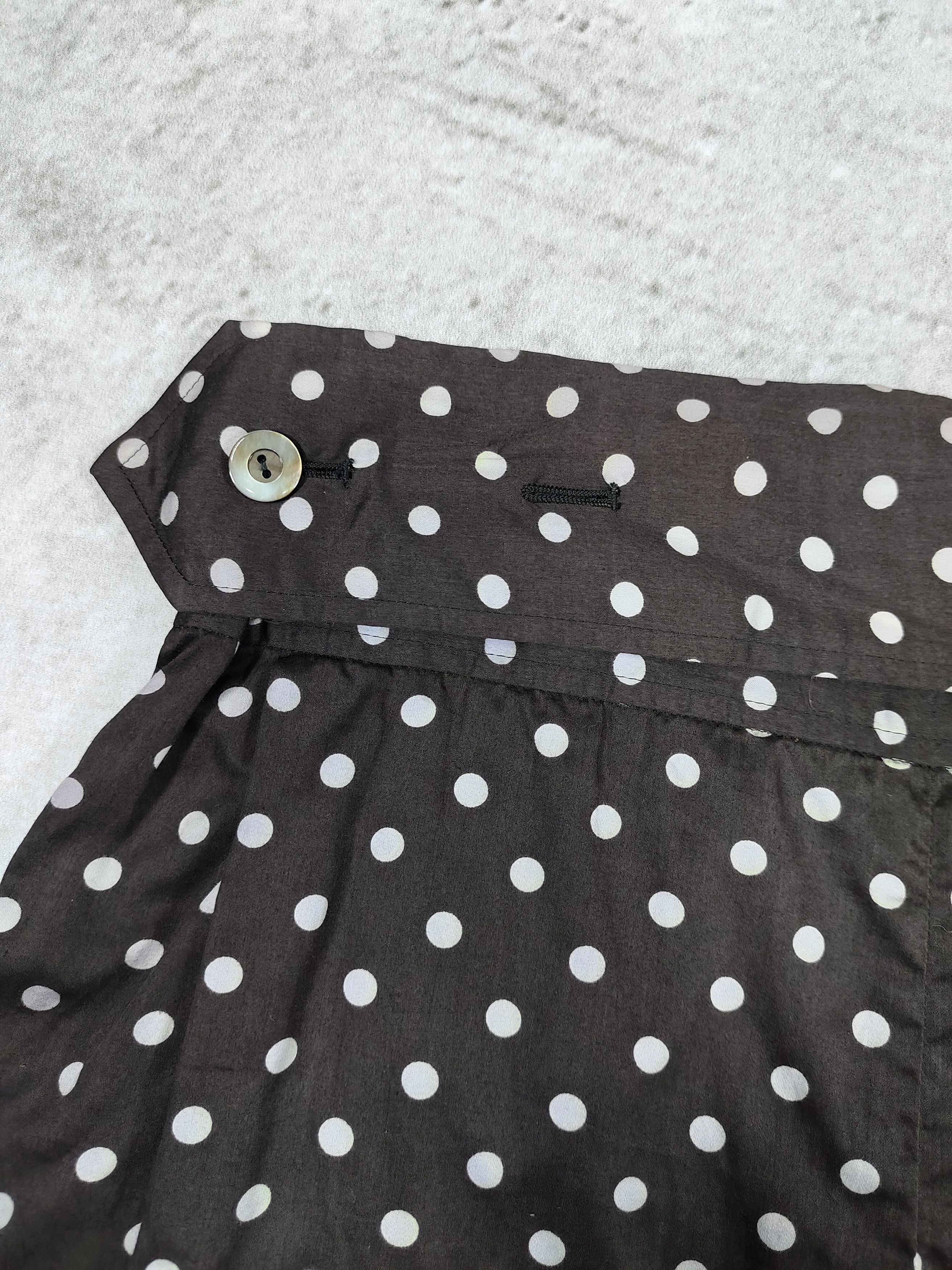 Junko Shimada 49AV Junko- 90s Archive Asymmetric PolkaDot Wrap Shorts Size 31" - 10 Thumbnail