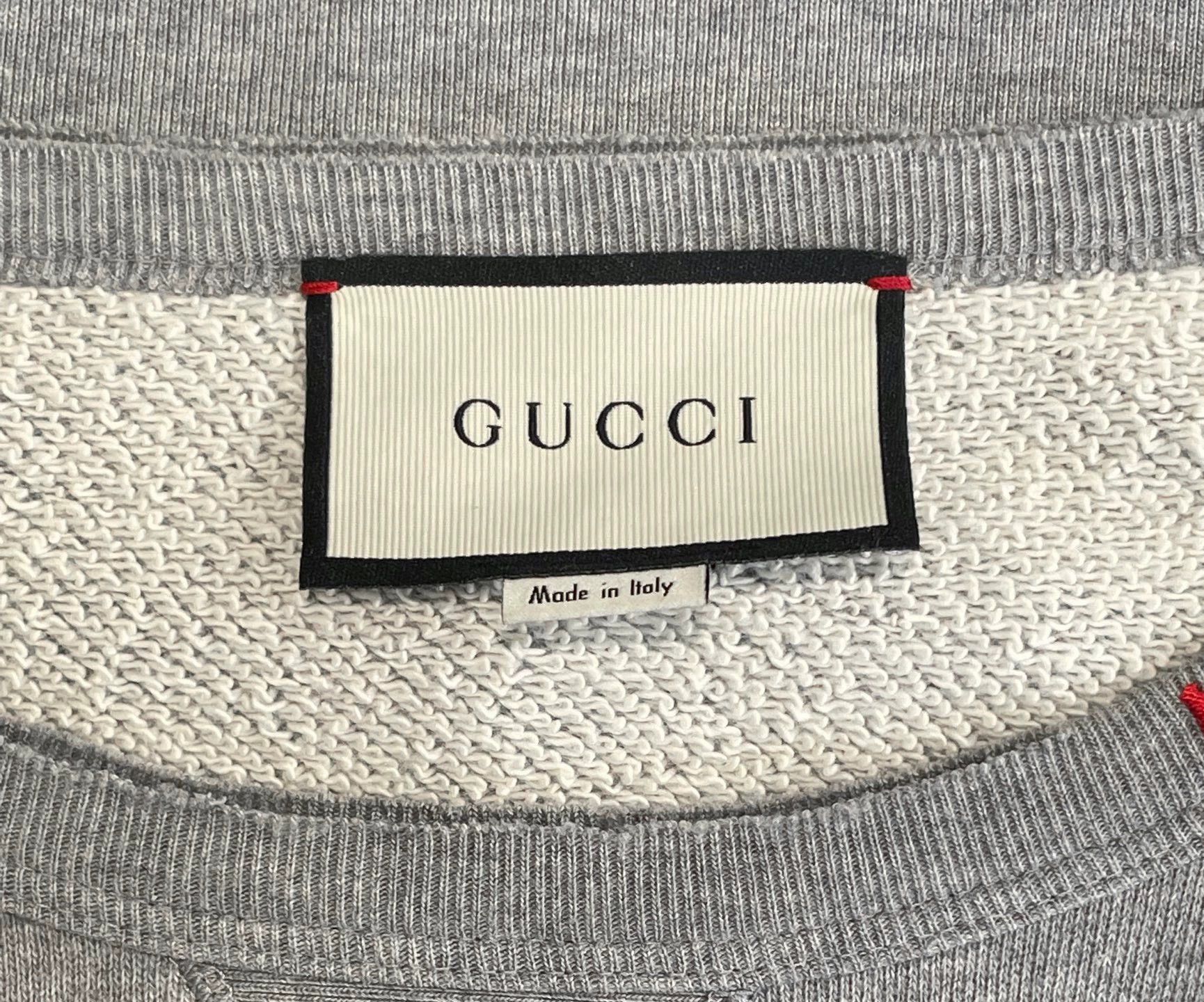 Gucci gucci gray rainbow printed sweatshirt unisex Size US S / EU 44-46 / 1 - 5 Thumbnail