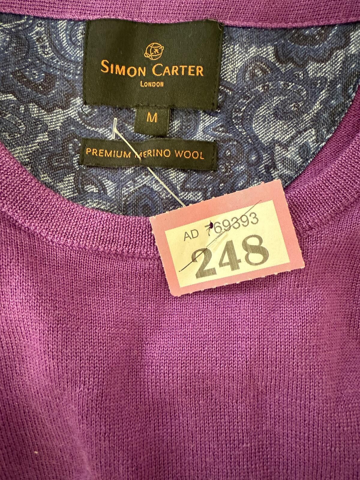 Other Men Simon carter light sweater in premium merino wool Size ONE SIZE - 2 Thumbnail