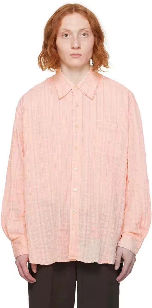 Our Legacy our legacy Bubble check pleats, pink bubble yarn, long-slee Size US L / EU 52-54 / 3 - 4 Thumbnail