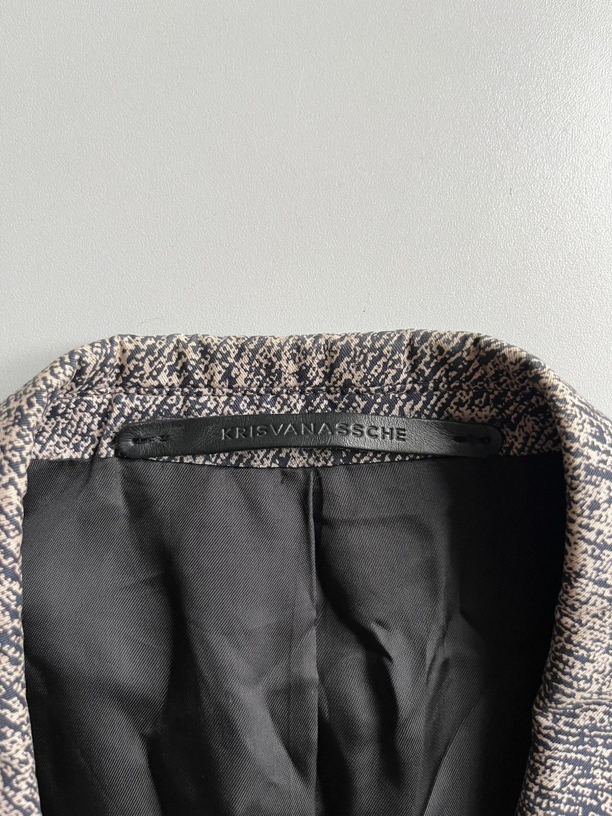 Kris Van Assche Kris van Assche SS15 runway "static noise" tailored blazer Size 48R - 9 Thumbnail