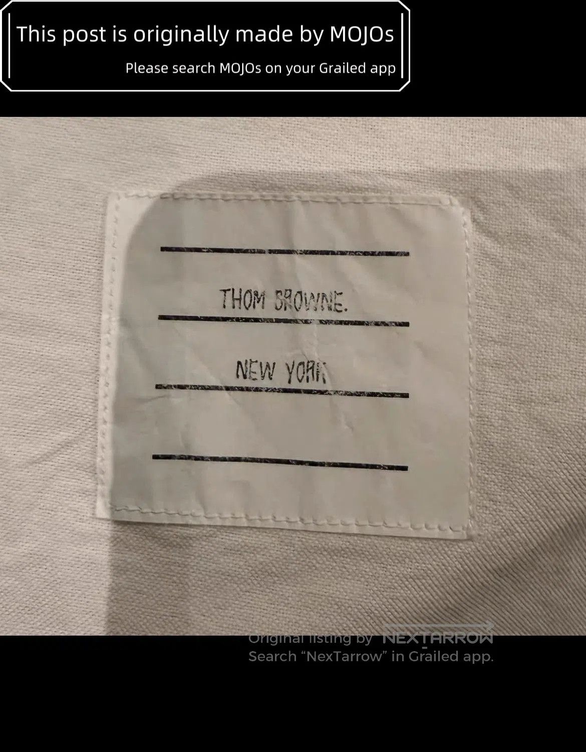 Thom Browne Sz 0 Thom Browne Pocket Stripe White Shirt. Size US XS / EU 42 / 0 - 5 Thumbnail