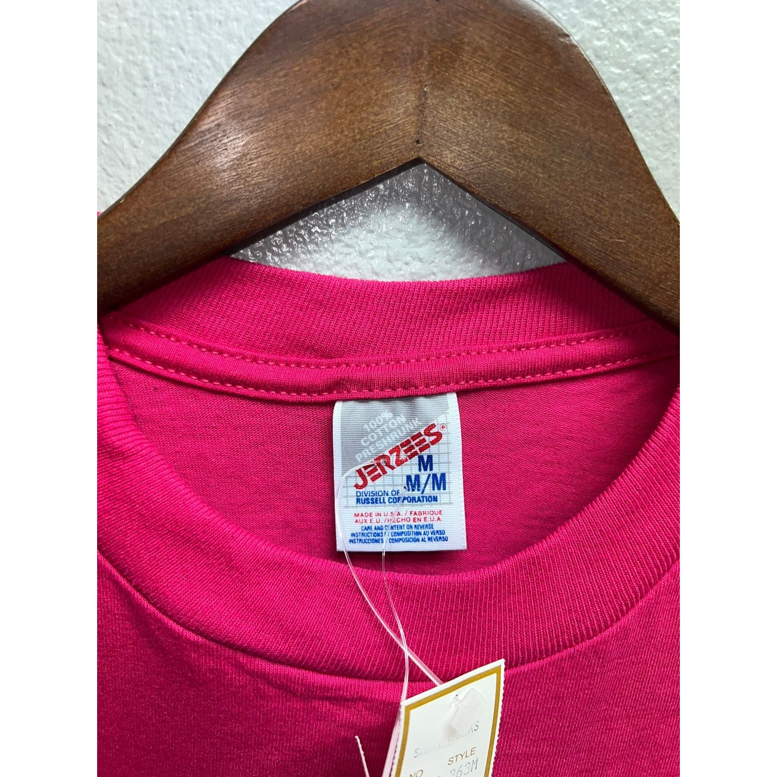 Jerzees Vintage Idaho Shirt Hummingbird Garden Flower Pink Tee 90s M Size US M / EU 48-50 / 2 - 6 Thumbnail