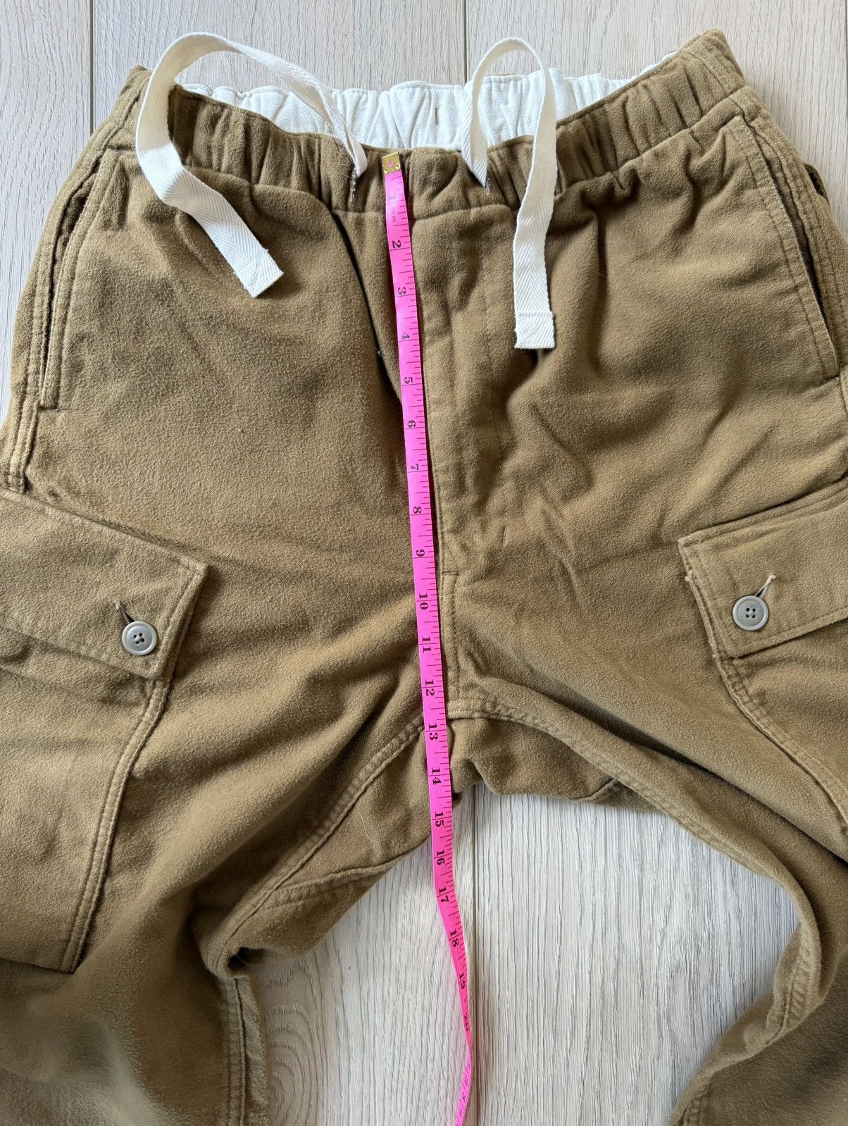 Nanamica Nanamica - Flannel Easy Cargo Pants Camel Size US 30 / EU 46 - 10 Thumbnail
