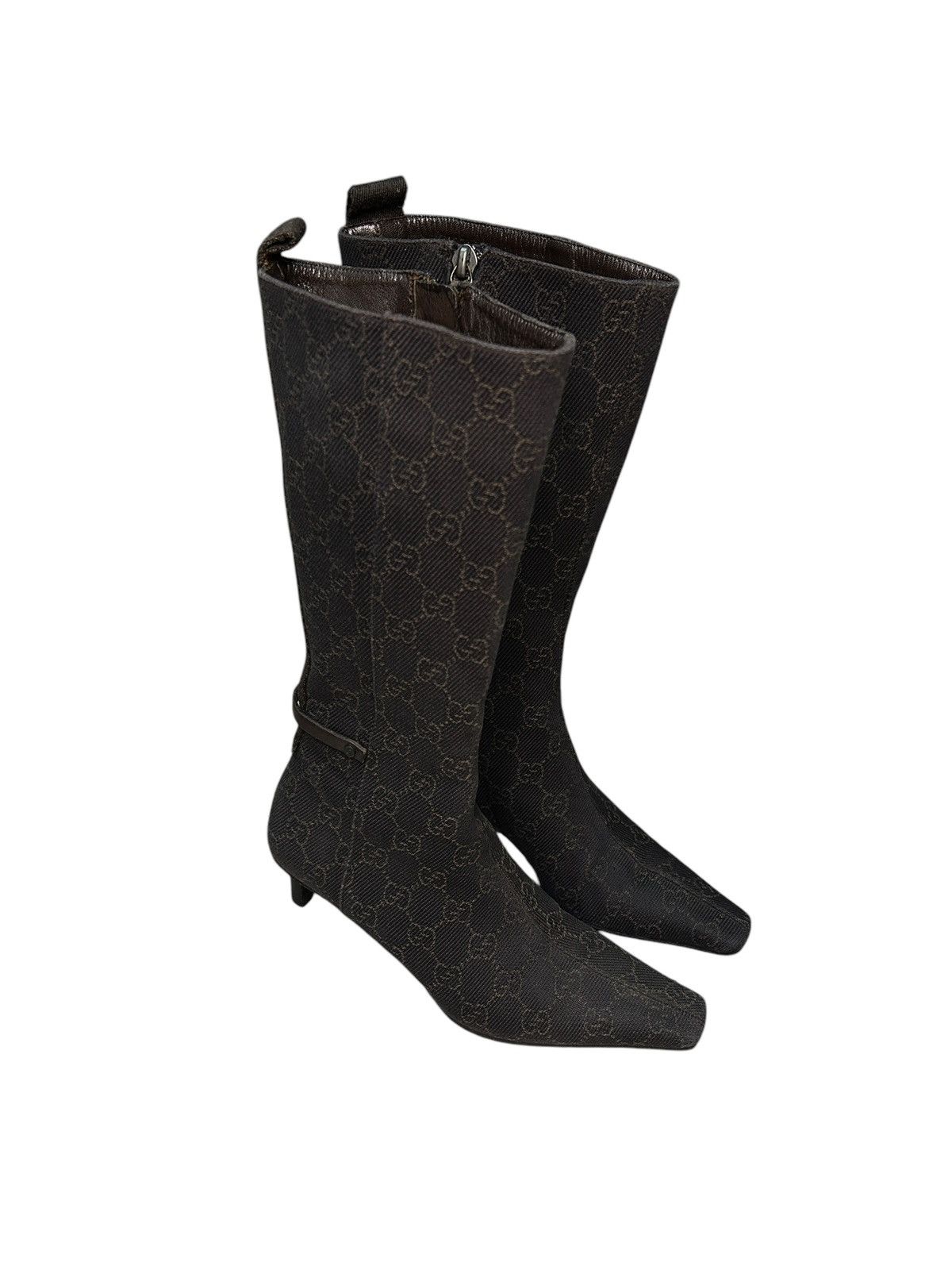 Gucci × Tom Ford Monogram Boots Size US 6.5 / IT 36.5 - 2 Thumbnail