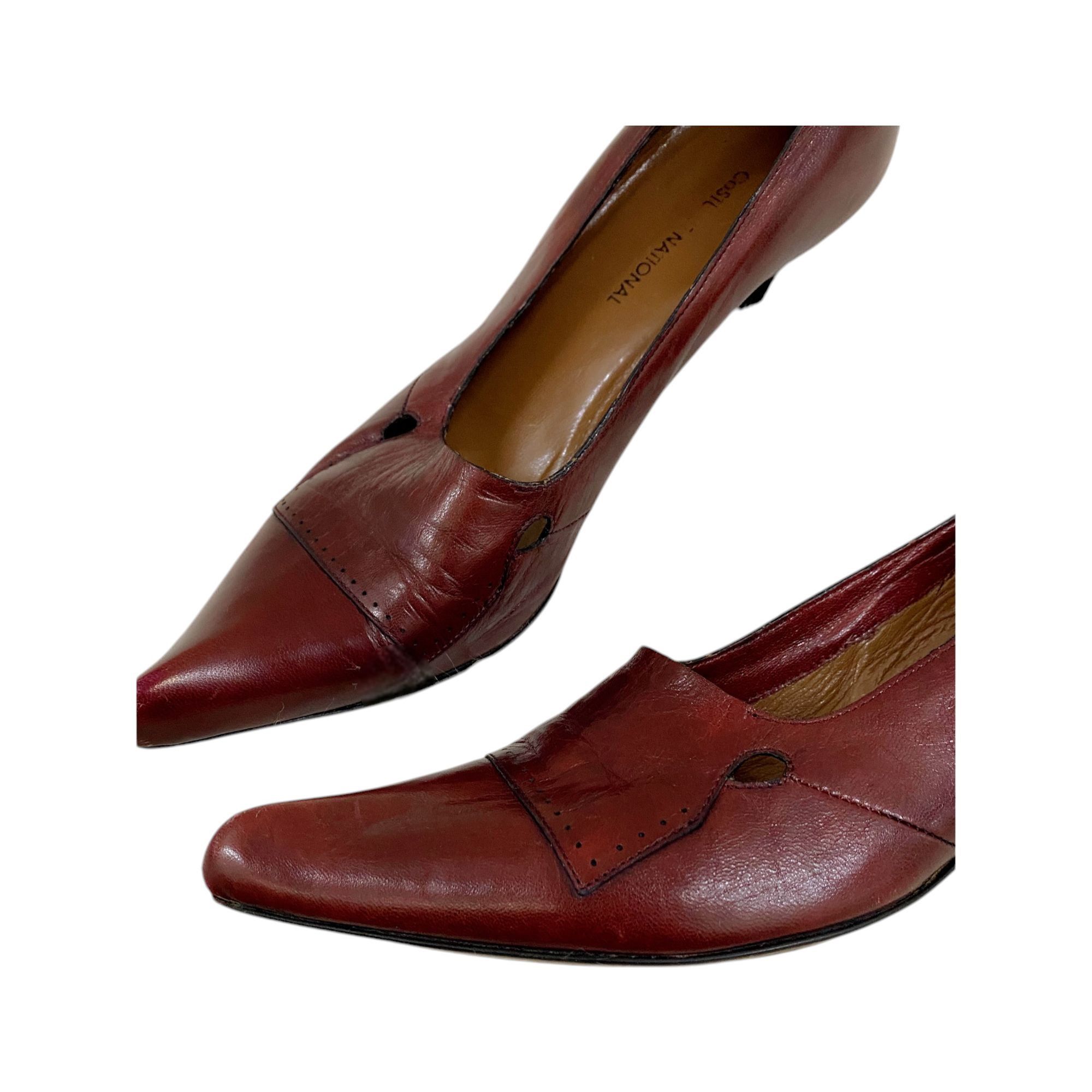 Costume National Vintage Y2K Costume National distressed pumps 38.5 EU, Dark Size US 8.5 / IT 38.5 - 13 Thumbnail