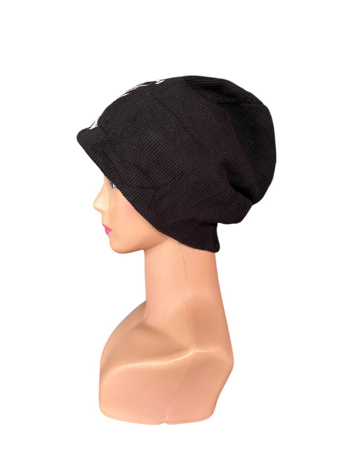 Japanese Brand × Kapital × Vintage Skull Punk Bondage Style Kissmark Big Beanie Hats Size ONE SIZE - 4 Thumbnail