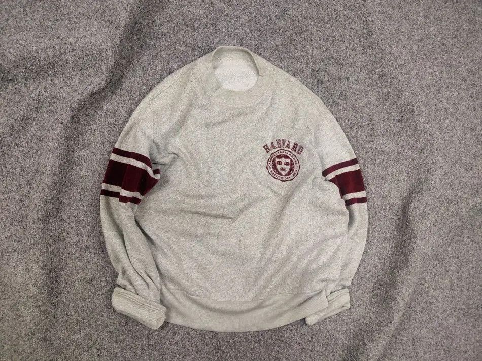 Vintage Rare Vintage 70's Harvard princess diana Logo Sweatshirt Size US S / EU 44-46 / 1 - 1 Thumbnail