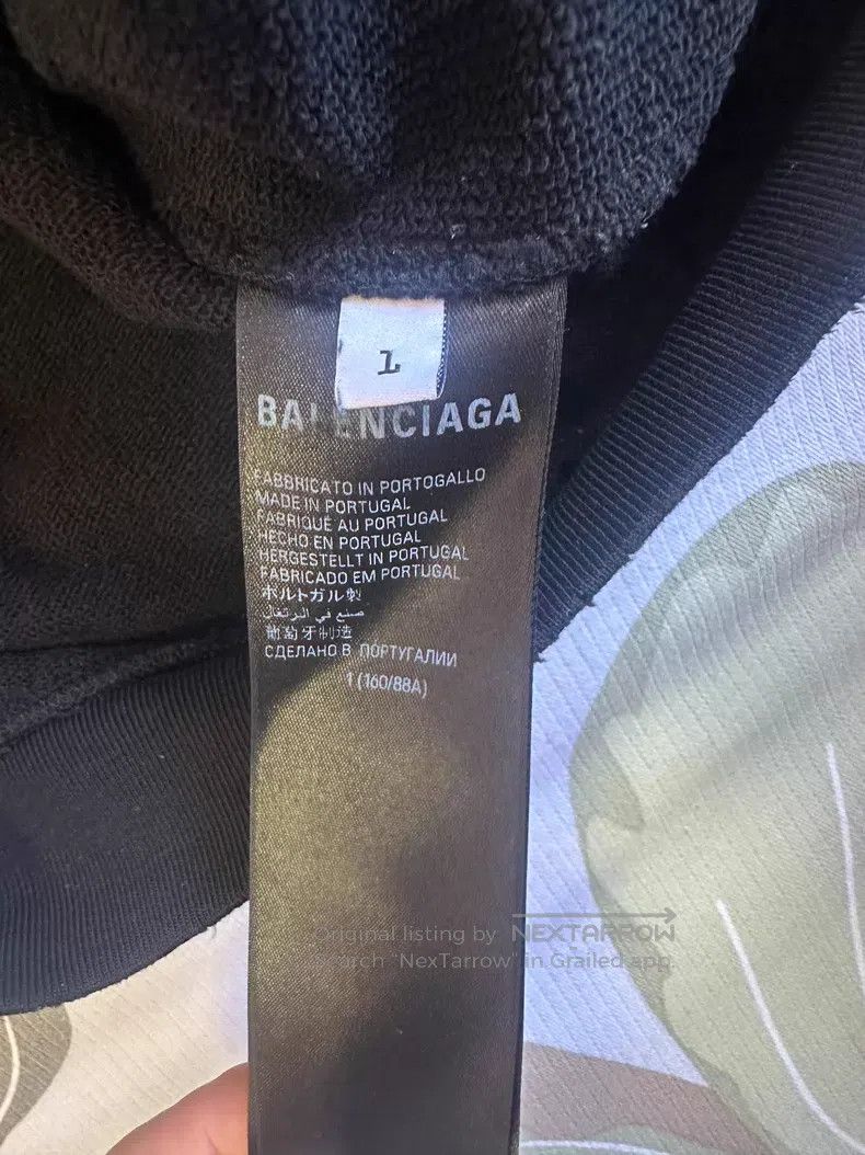 Balenciaga Balenciaga Buddhist Scripture Tie-Dye Distressed Hoodie Size US S / EU 44-46 / 1 - 3 Thumbnail