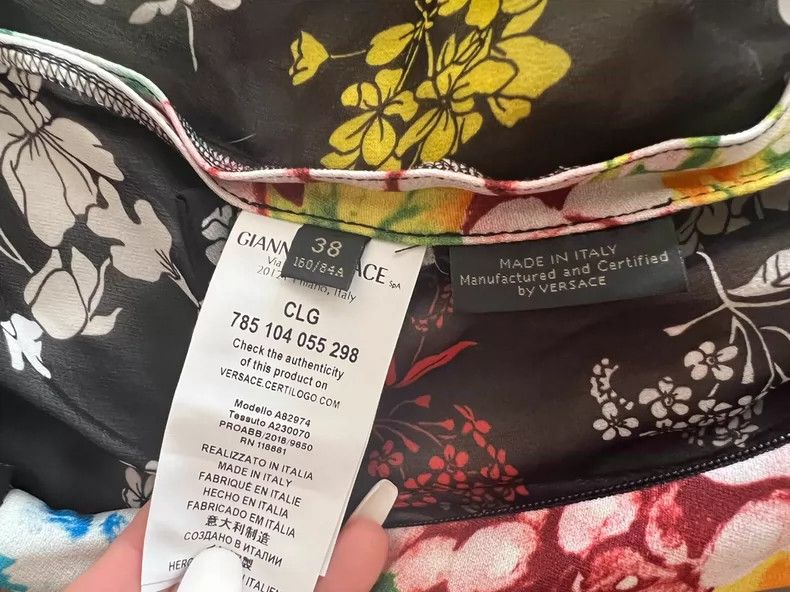 Versace Versace Printed jumpsuit Size 37" - 4 Thumbnail