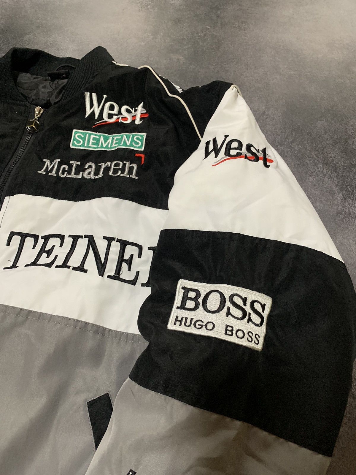 Mercedes-Benz × Vintage 90s Vintage Mercedes-Benz Formula 1 Puffer Racing Jacket Size US XL / EU 56 / 4 - 6 Thumbnail