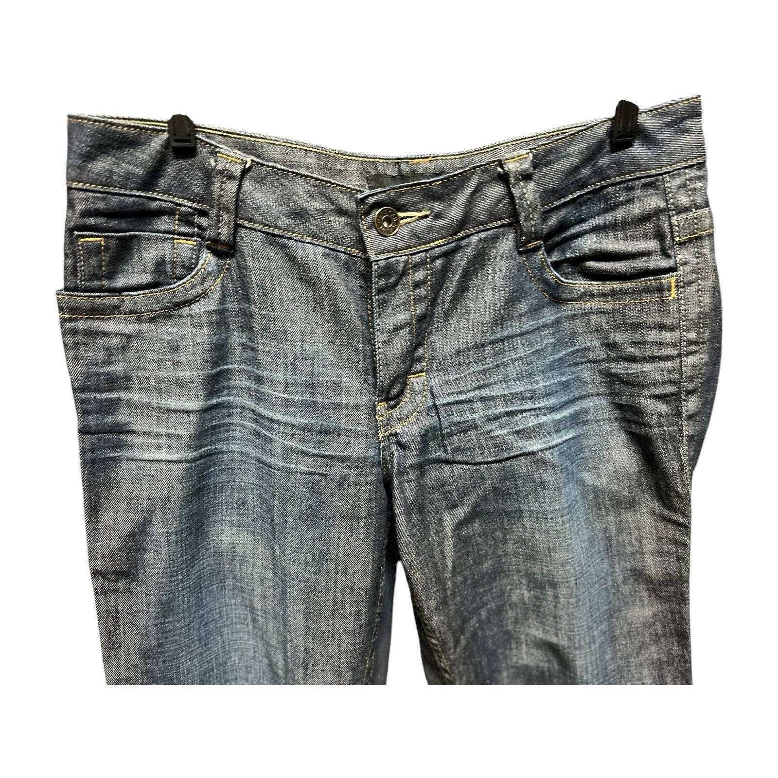 Calvin Klein Awesome Calvin Klein Jeans Straight Women's 12 Blue Dark Was Size 34" / US 12 / IT 48 - 8 Thumbnail
