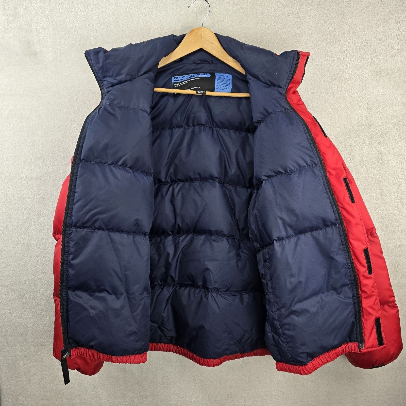 Polo Ralph Lauren Polo Ralph Lauren Down Puffer Jacket Trek Tech XL Vintage Size US XL / EU 56 / 4 - 8 Thumbnail