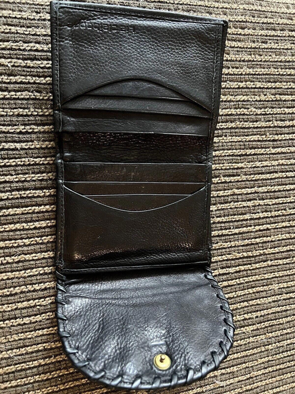Designer black leather wallet womens Size ONE SIZE - 5 Thumbnail