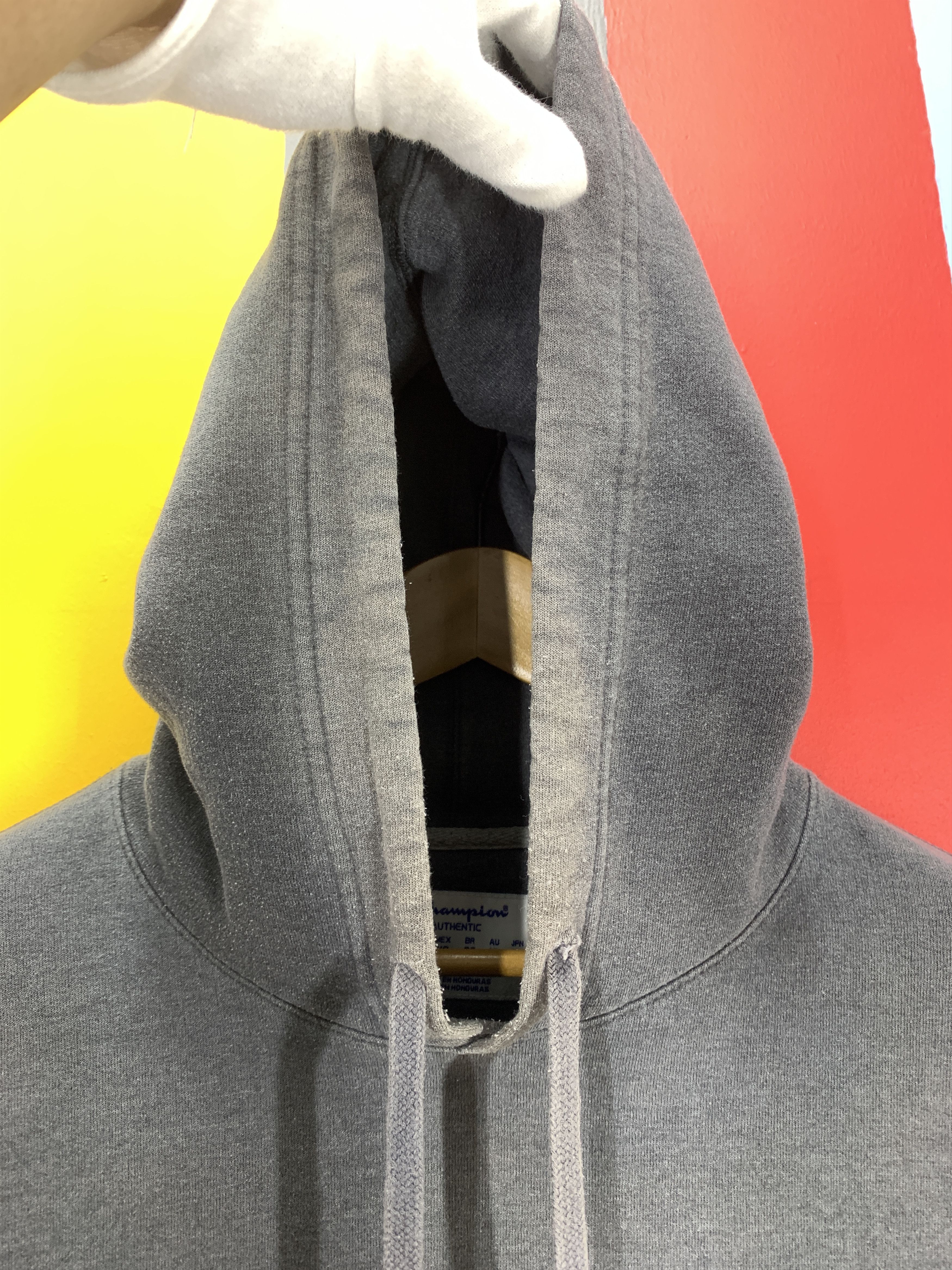 Champion Y2K Vintage CHAMPION Hoodie Pullover #2214/21 Size US XL / EU 56 / 4 - 2 Thumbnail