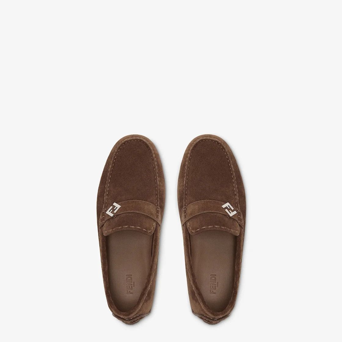Fendi os11x0126 FF Drivers Loafers in Brown Size US 8 / EU 41 - 4 Thumbnail