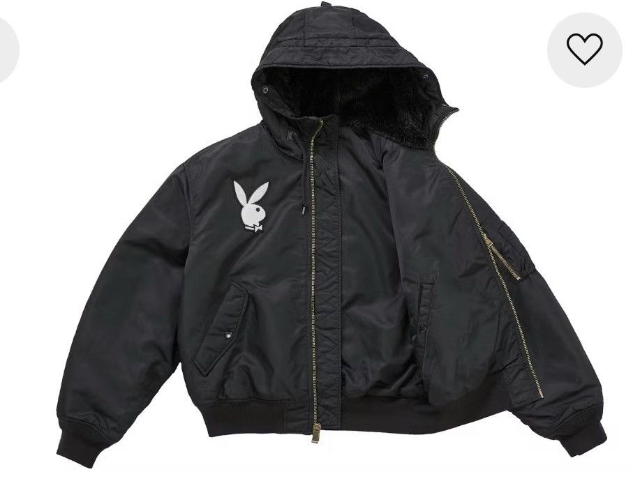 Playboy × Supreme Supreme playboy hooded ma-1 Size US L / EU 52-54 / 3 - 2 Thumbnail