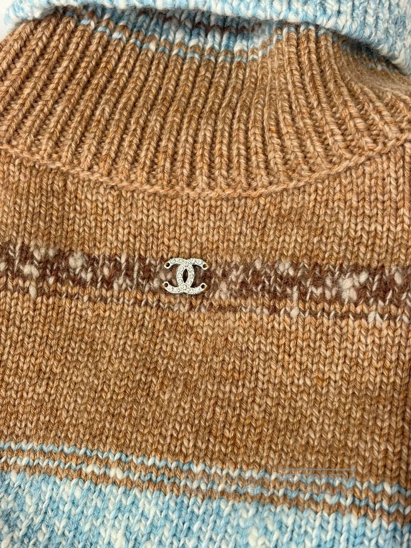 Chanel Chanel 24N Ski Card Striped Sweater. Size US XS / EU 42 / 0 - 5 Thumbnail