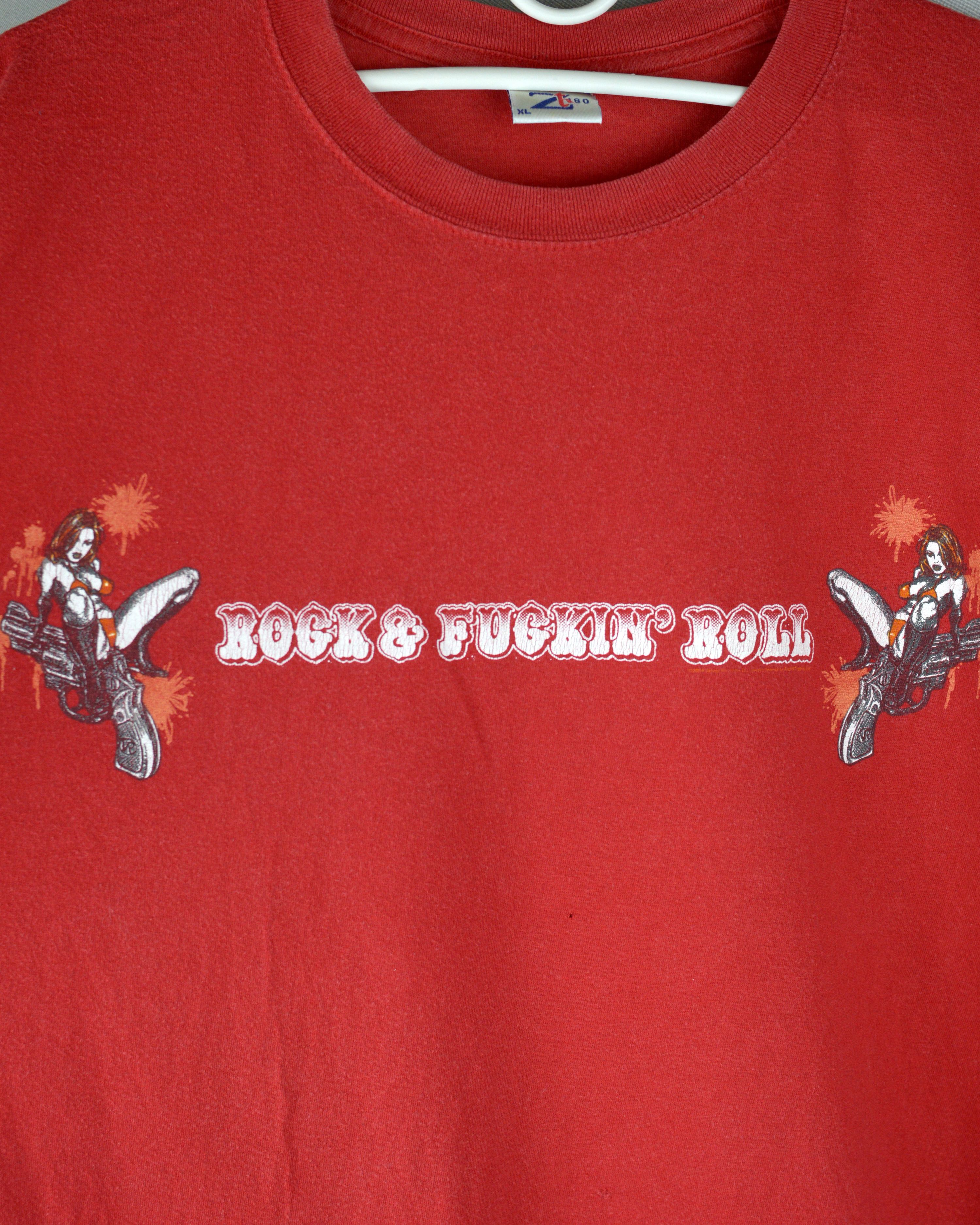 Vintage Vintage Velvet Revolver Rock and fuckin roll t shirt Size US XL / EU 56 / 4 - 3 Thumbnail