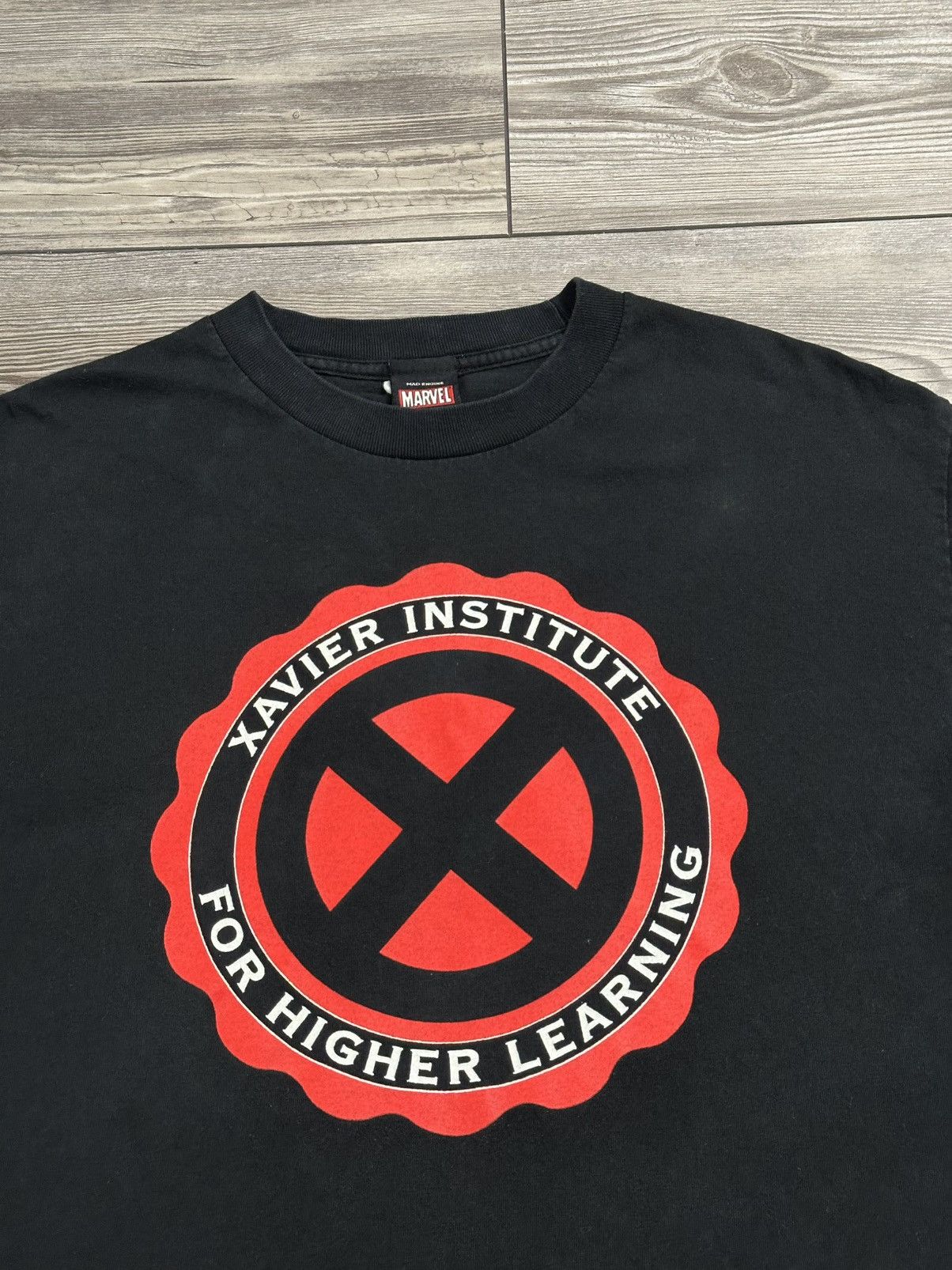 Marvel Comics × Vintage Y2K Marvel Mad Engine Xavier Institute For Higher Learning T Size US L / EU 52-54 / 3 - 2 Thumbnail