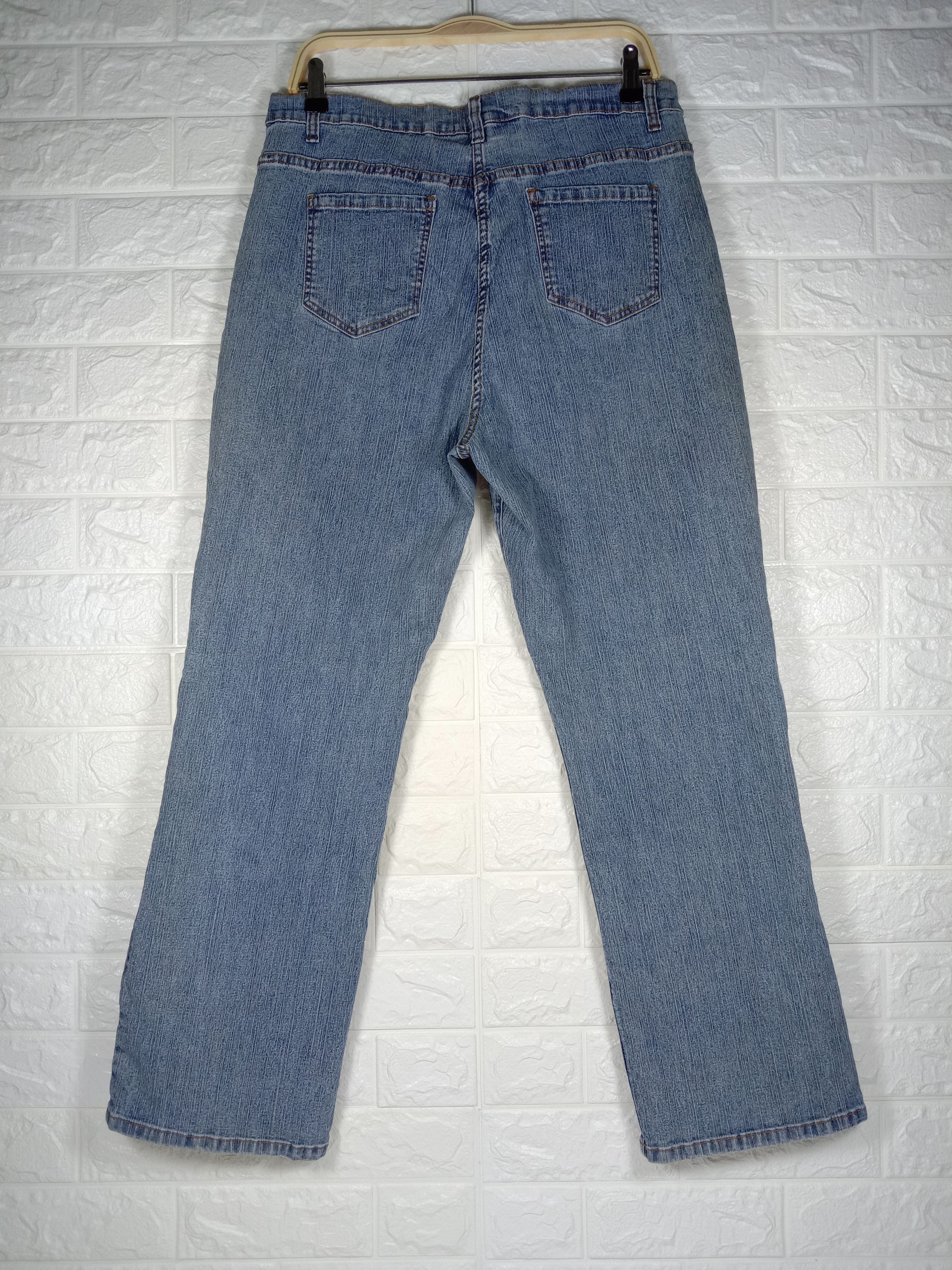 Beauty Beast Vintage Denim 24/7 Embroidered Flare Jeans Size 33" - 5 Thumbnail