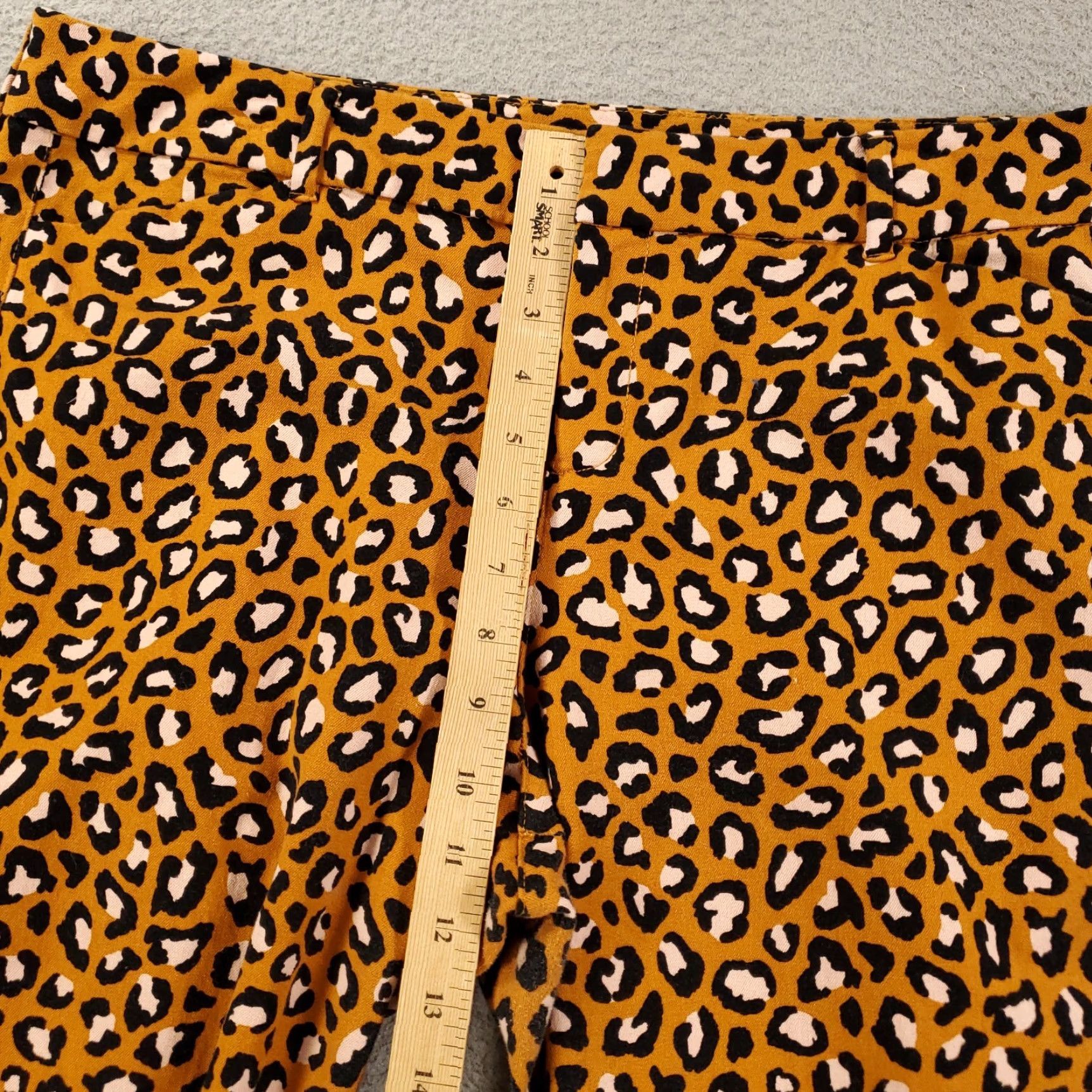Old Navy Old Navy Leopard Pants Womens 14 Pixie Animal Print Stretch Ankle Cheetah Pants Regular Women 90s City Size 36" / US 14 / IT 50 - 5 Thumbnail