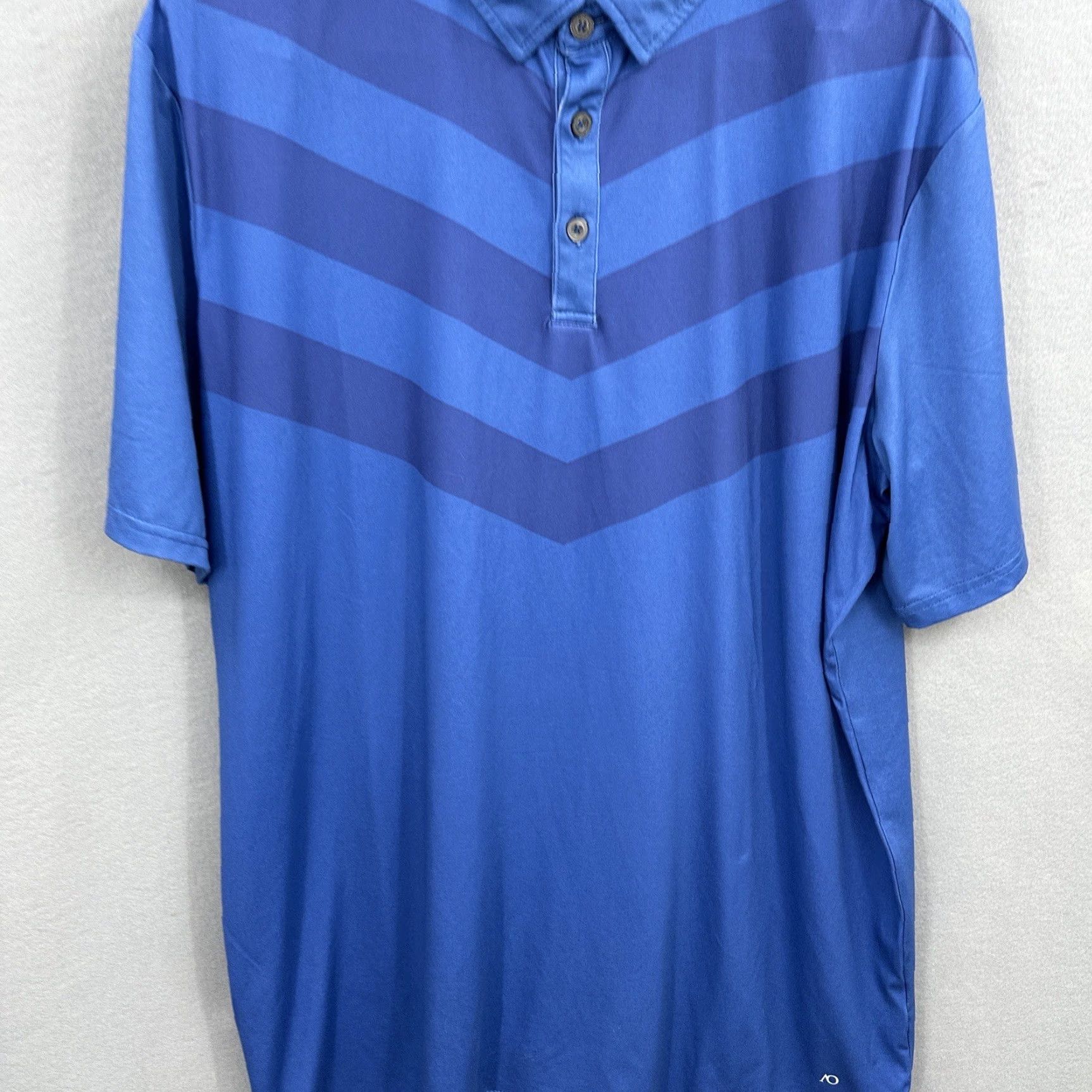 Vintage Anderson Ord Shirt Mens Large Blue Polo Short Sleeve Golf Performance Preppy Dad Mens Size US L / EU 52-54 / 3 - 3 Thumbnail