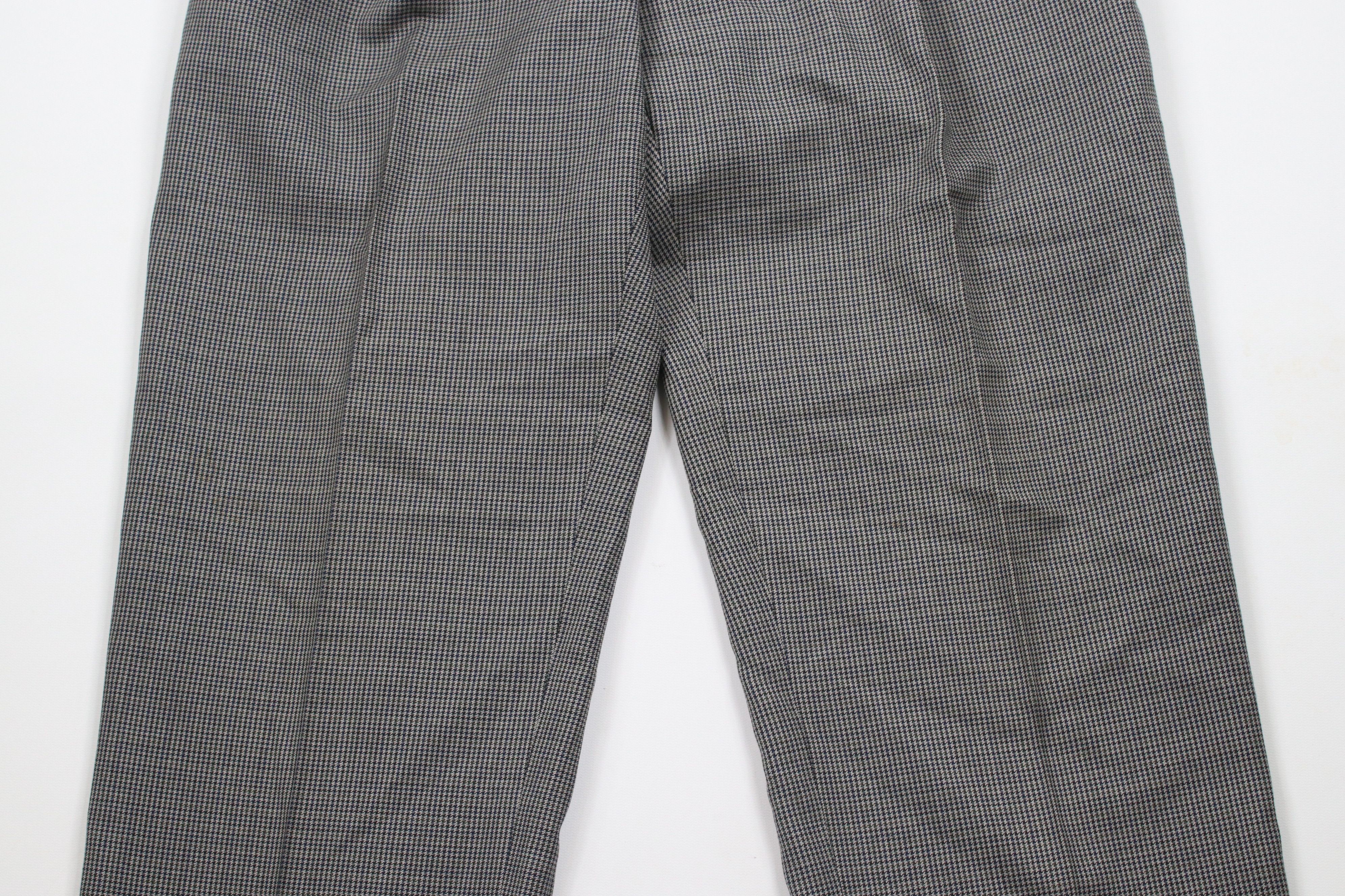 Vintage Vintage 90s Streetwear Wide Leg Chino Pants Houndstooth Size US 34 / EU 50 - 3 Thumbnail