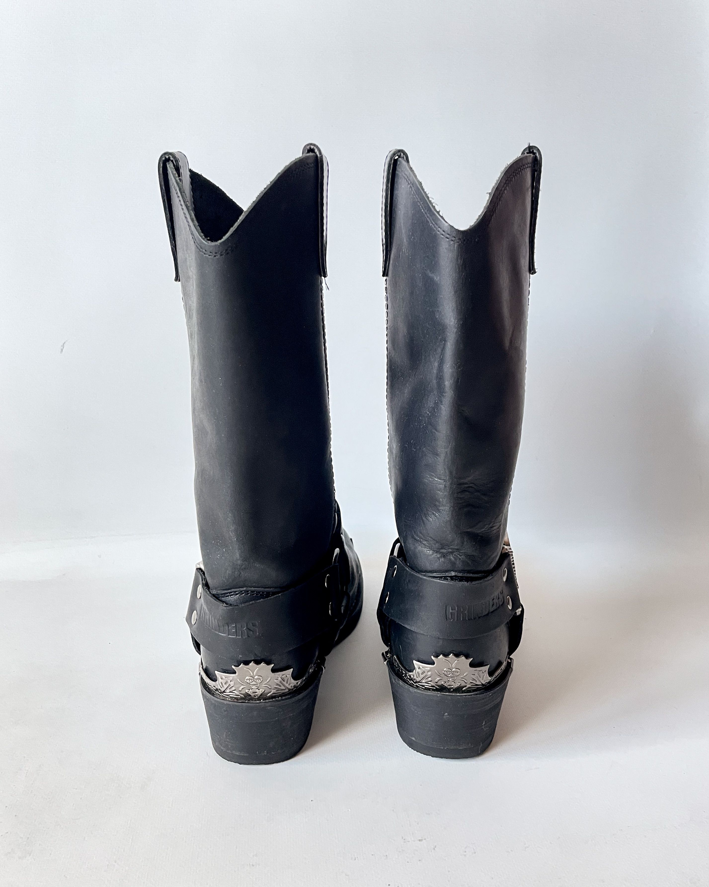 Vintage Vintage Grinders Leather Biker Boots Size US 9 / EU 42 - 8 Thumbnail