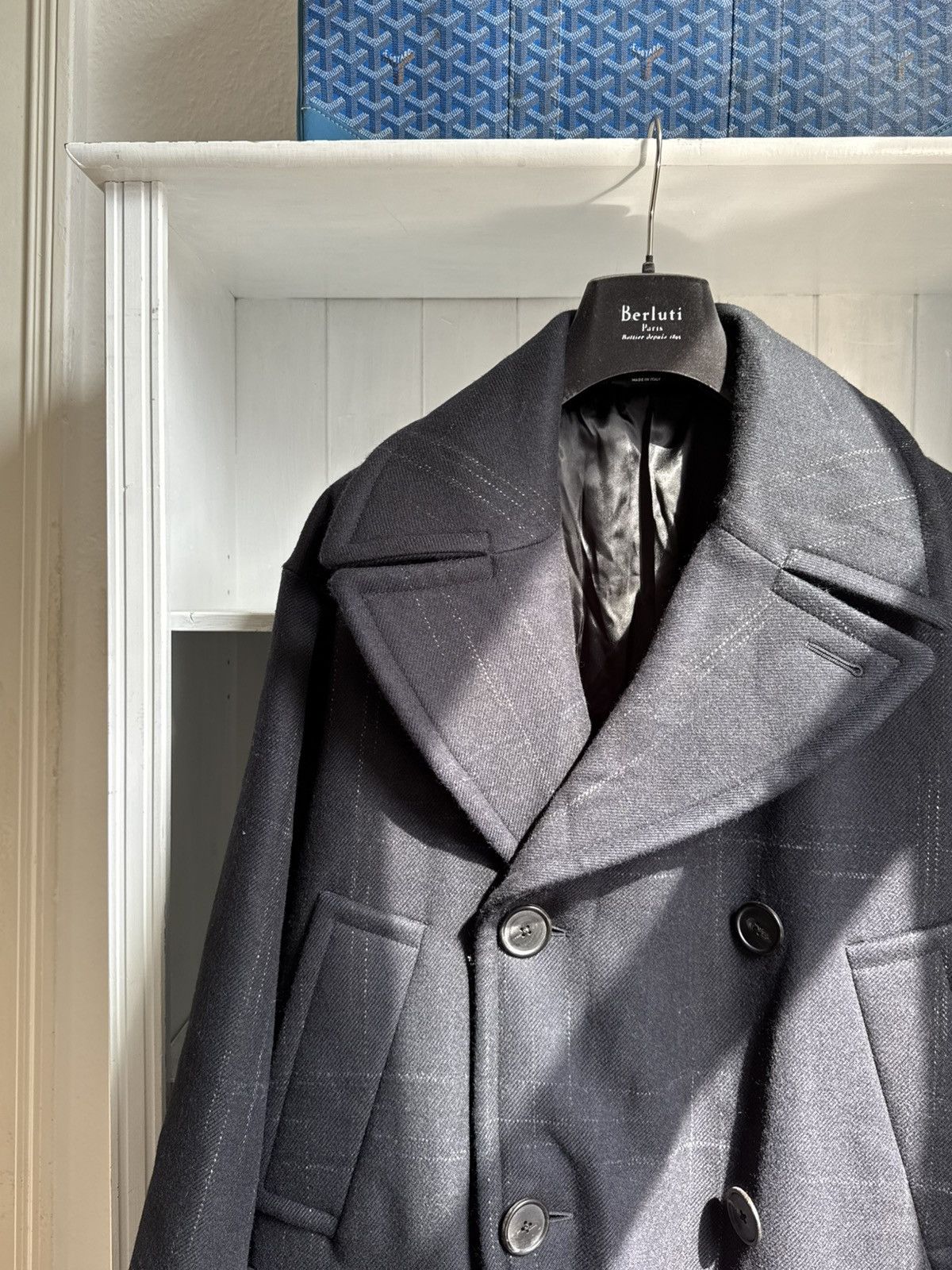 Hermes $10.000 Cashmere Hermès Military FW23 Runway Overcoat 48 M L Size US M / EU 48-50 / 2 - 9 Thumbnail