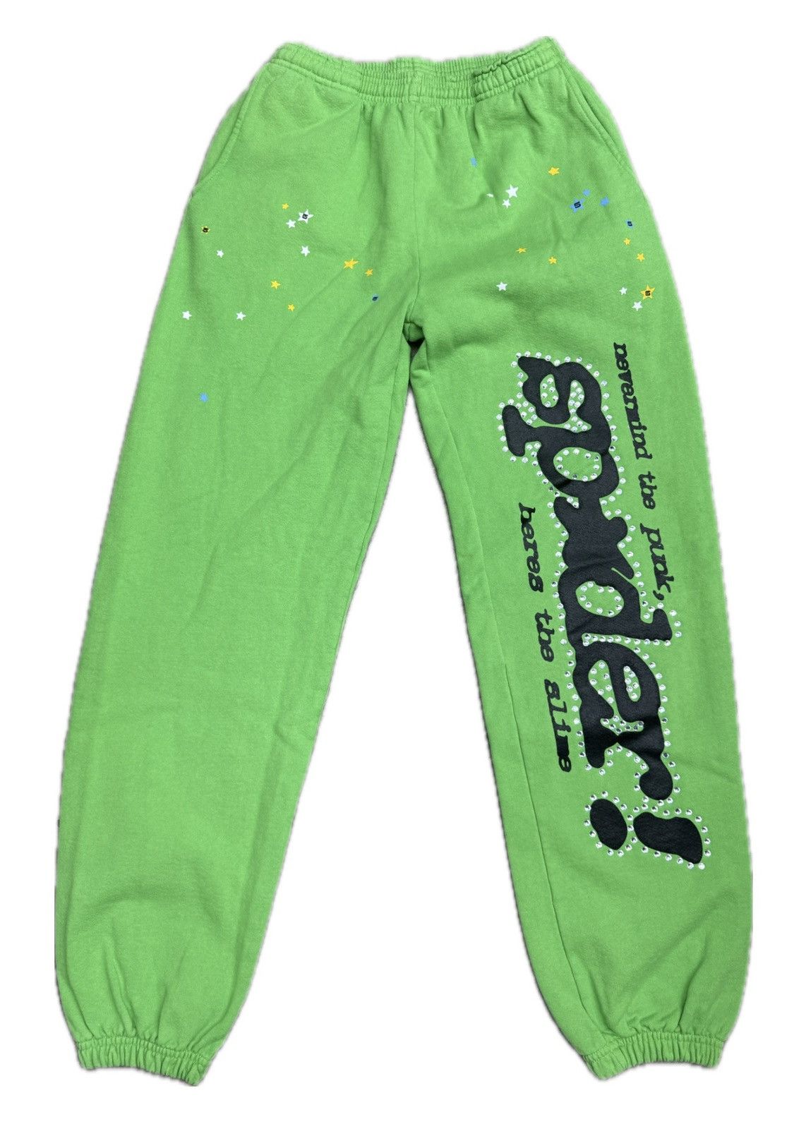 Sp5der Sp5der Rhinestone P*nk V2 Sweatpants Size US 30 / EU 46 - 1 Thumbnail