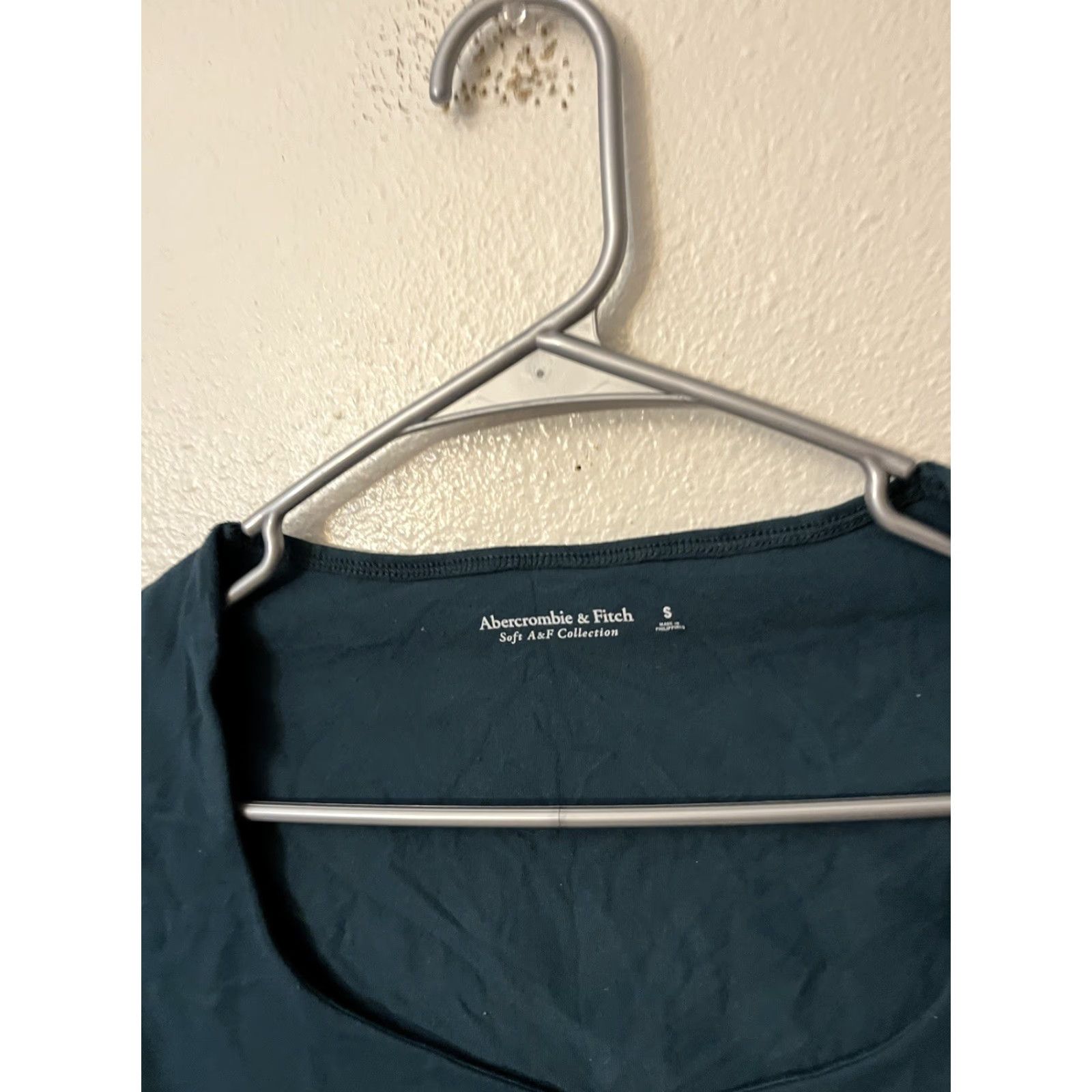 Abercrombie & Fitch Abercrombie & Fitch Bodysuit Small Green Long Sleeve Crew Neck Regular Womens Size S / US 4 / IT 40 - 2 Thumbnail