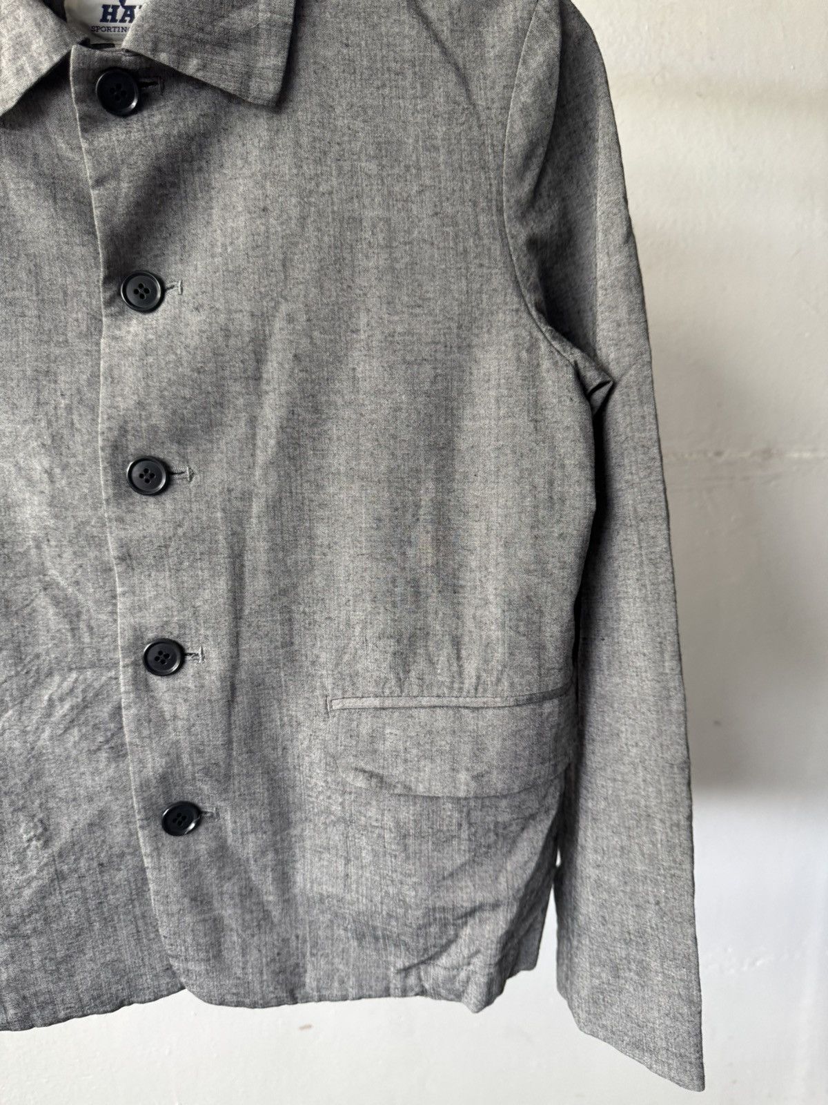Issey Miyake 90s Hai Sporting Gear Rayon Wool Button jacket Size M / US 6-8 / IT 42-44 - 3 Thumbnail