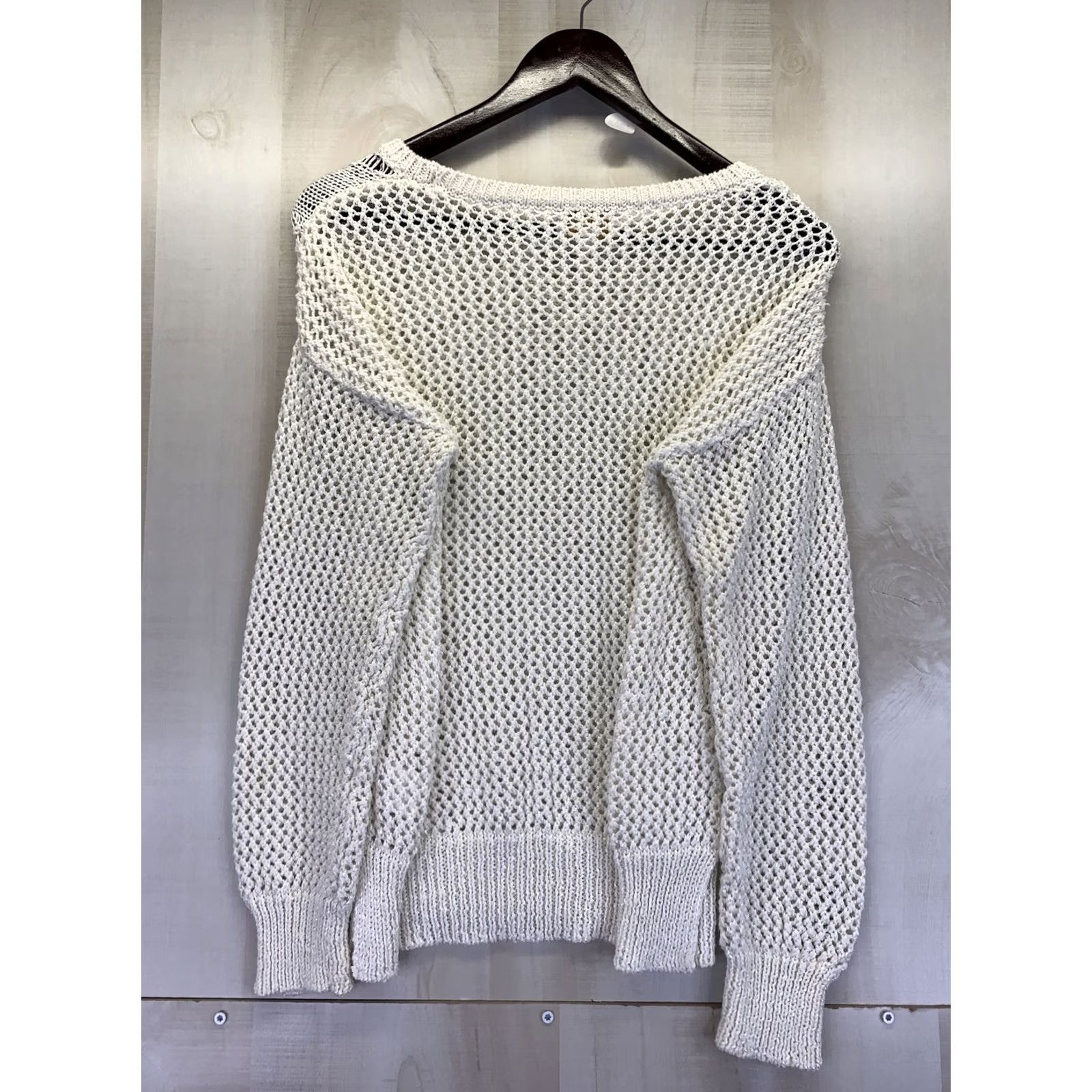 Vintage Laundry Ivory Open Knit Womens Sweater S Size S / US 4 / IT 40 - 4 Thumbnail