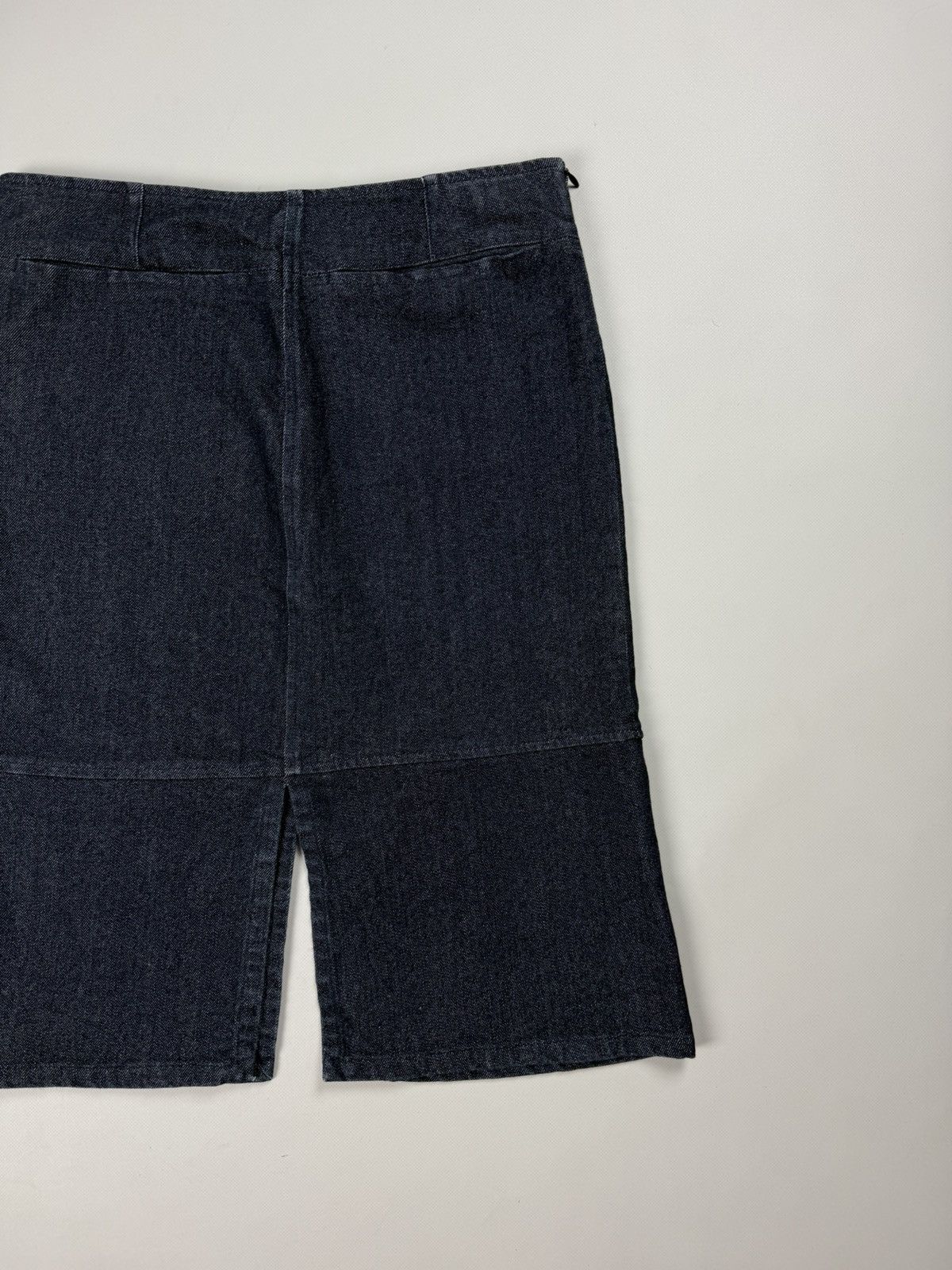 Armani Armani Jeans Vintage 90s Ladies Denim Midi Y2K Skirt Size 32" / US 10 / IT 46 - 21 Thumbnail