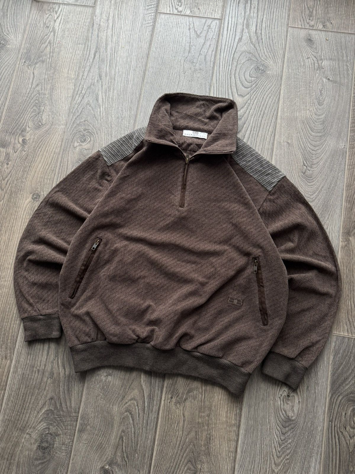 Balenciaga Vintage 90s Balenciaga Sports Paris Velor Jacket Size US M / EU 48-50 / 2 - 1 Thumbnail